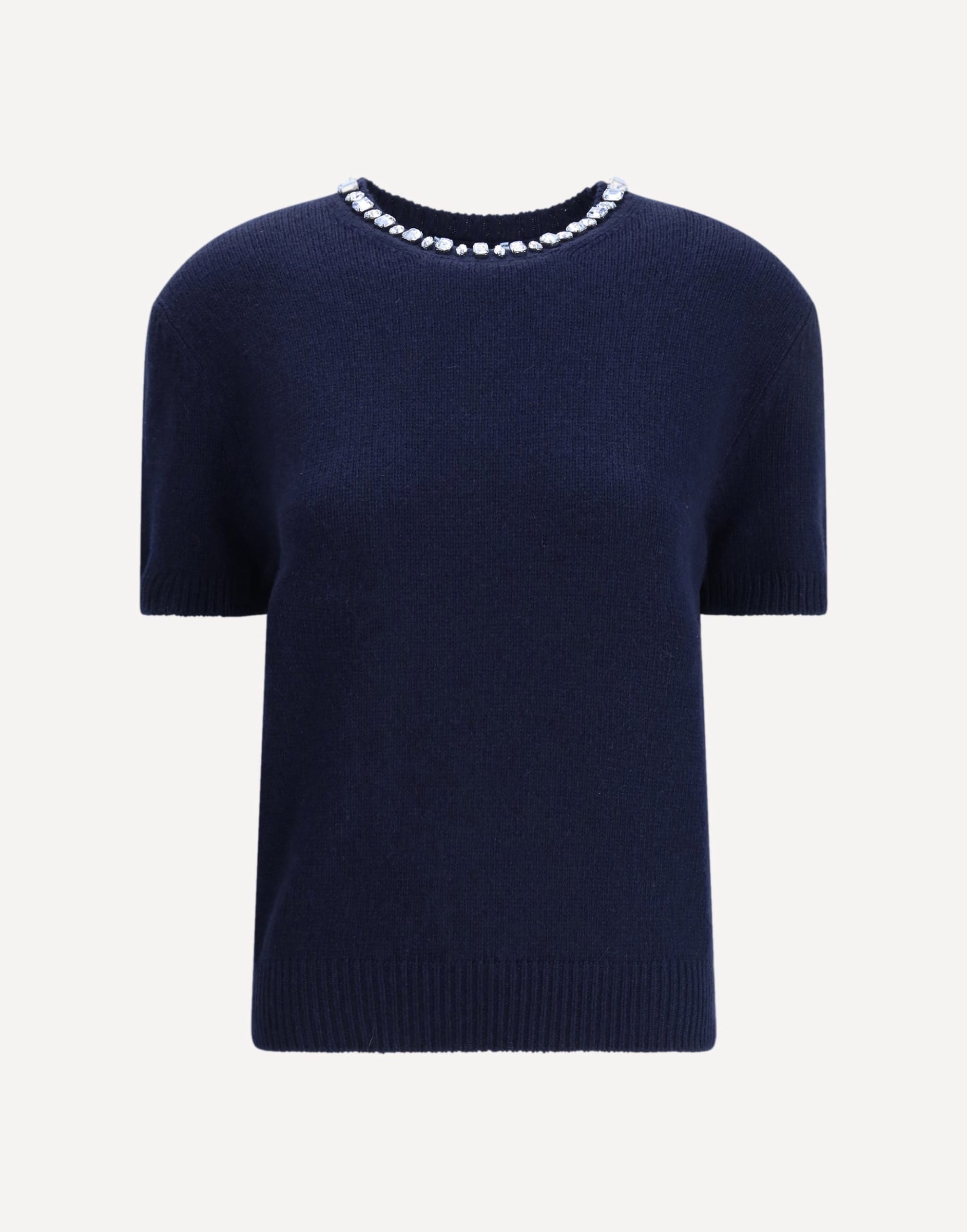 Prada Wool And Cashmere Crew-Neck Sweater