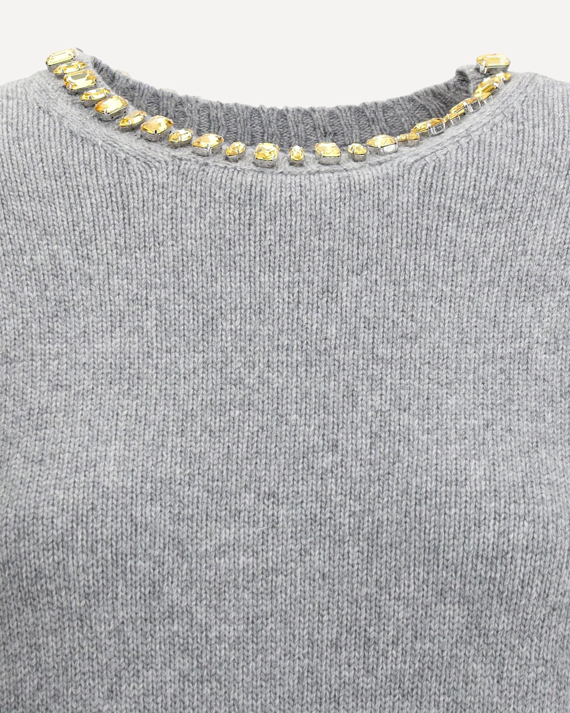 Prada Wool And Cashmere Crew-Neck Sweater
