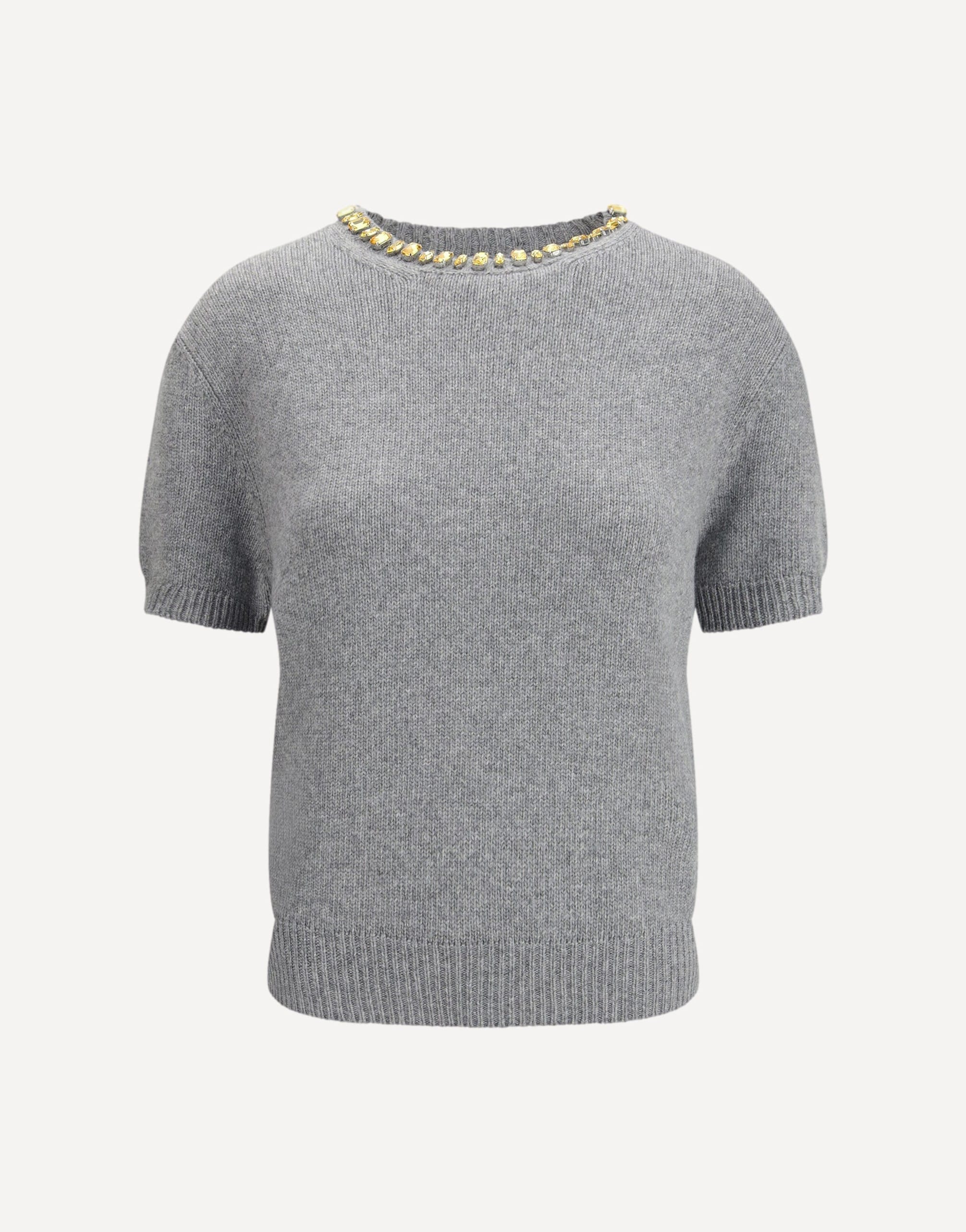 Prada Wool And Cashmere Crew-Neck Sweater