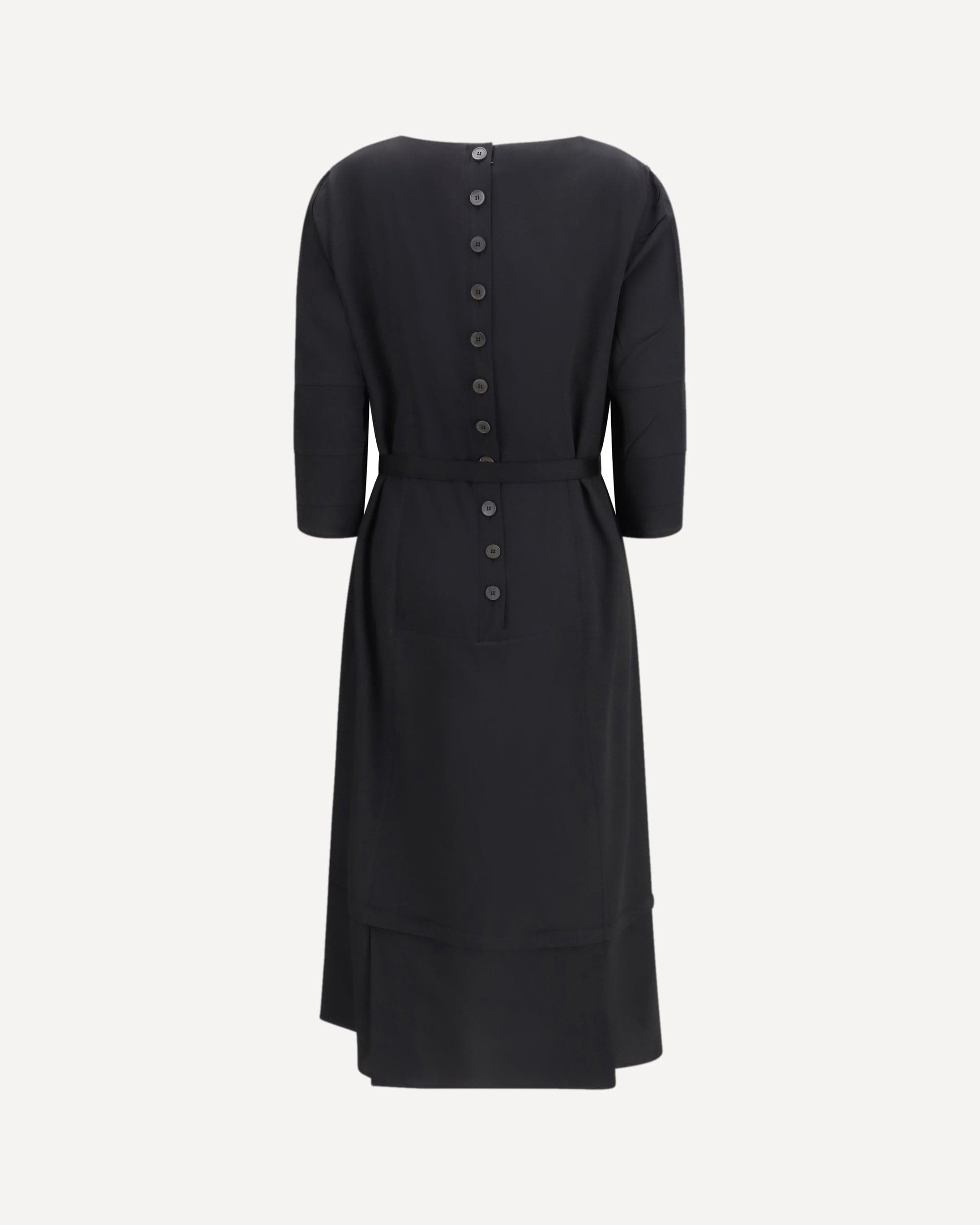Prada Wool And Silk Midi Dress - alternate view