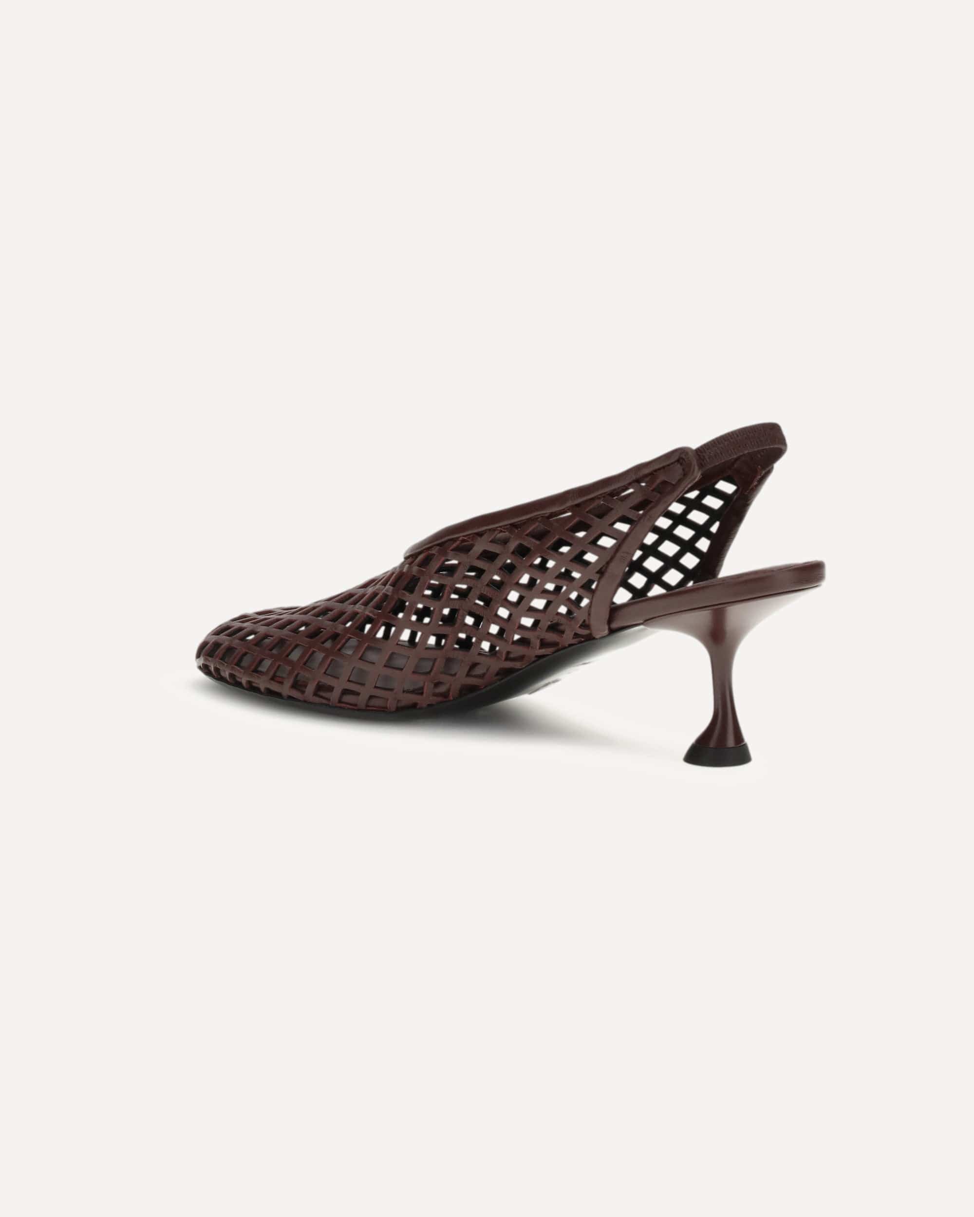 Proenza Schouler Tee Perforated Slingback Pumps