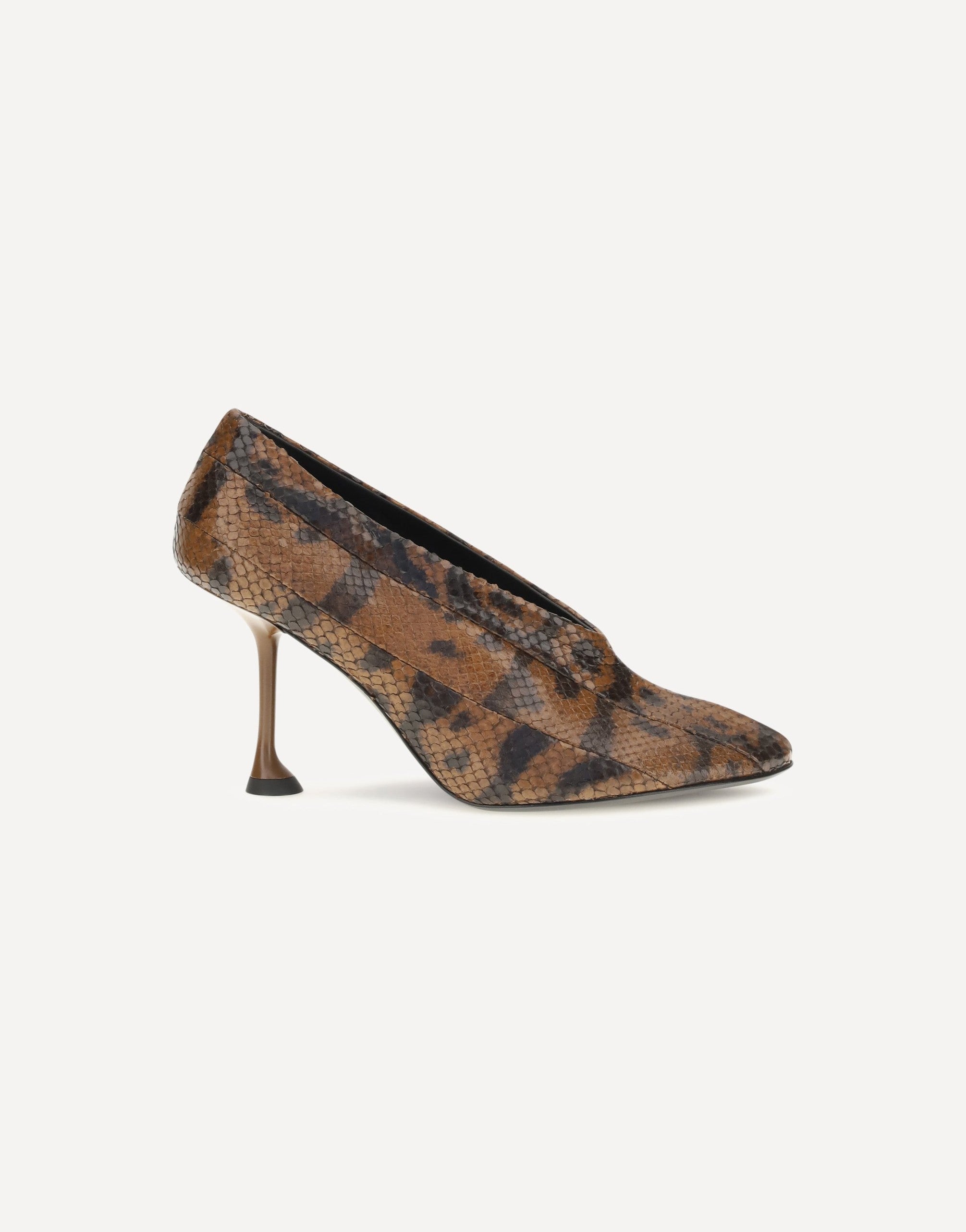 Proenza Schouler Tee Pieced Python-Print Pumps