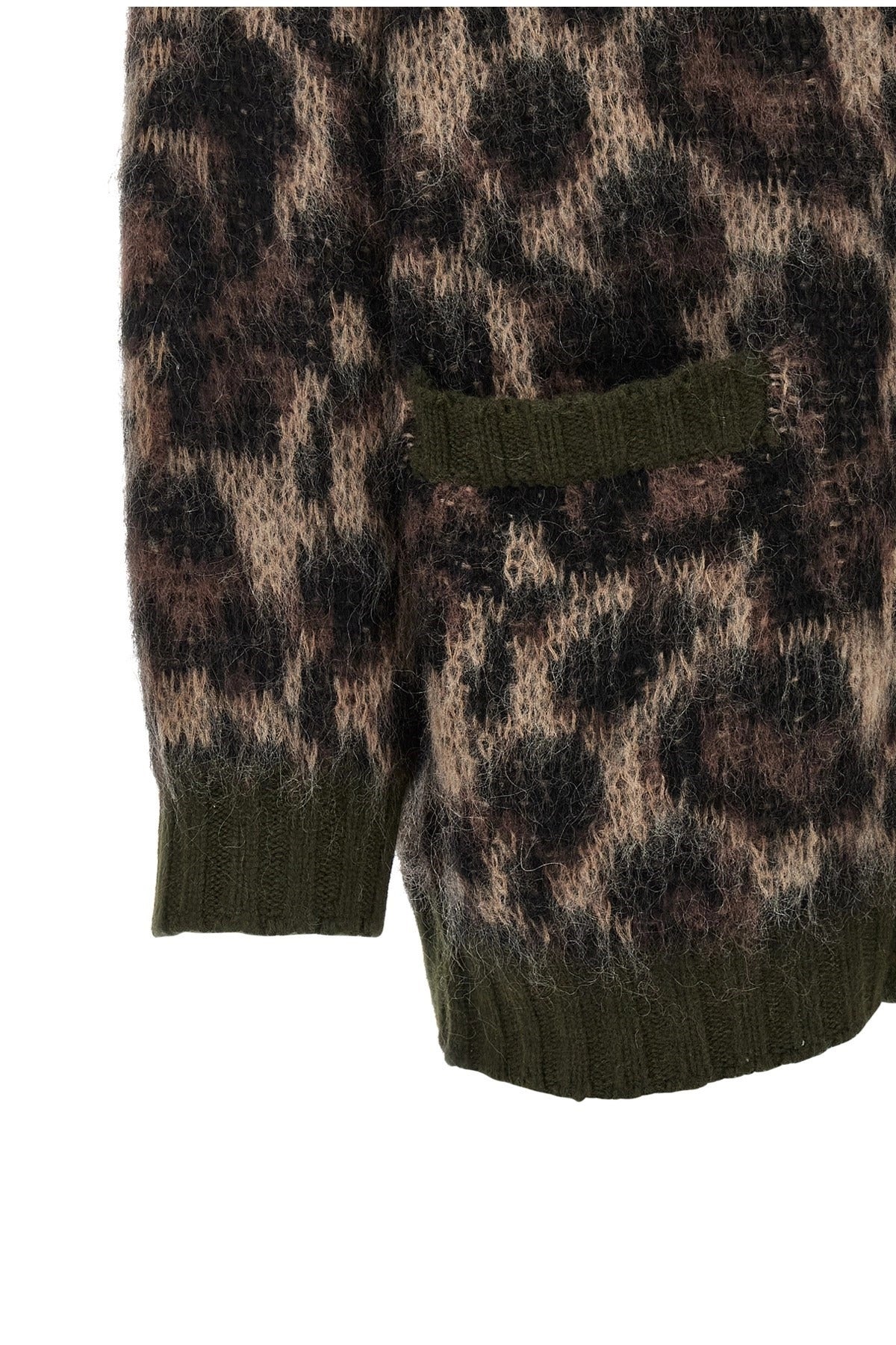 R13 Animal Print Cardigan
