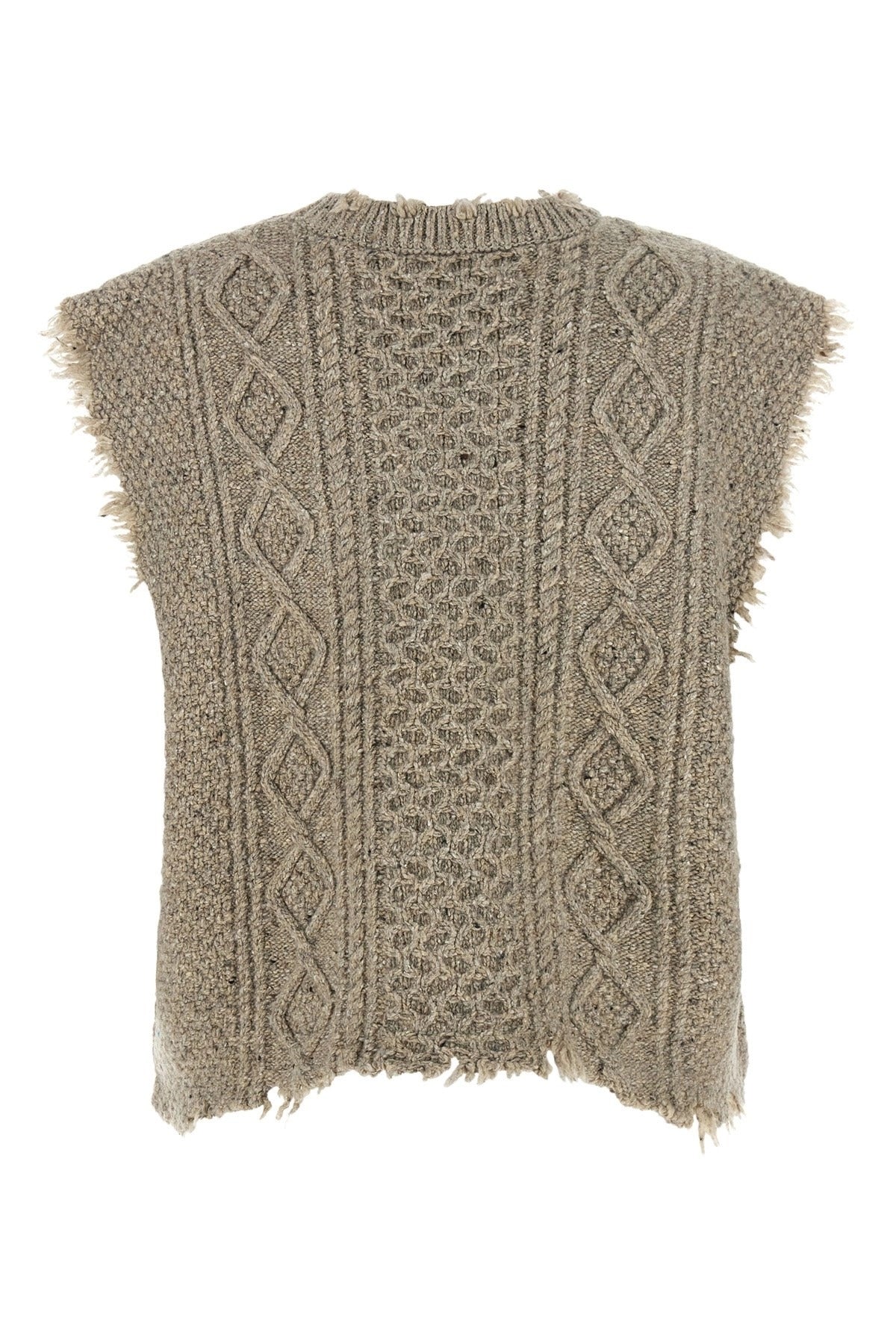 R13 Boyfriend Cable Vest
