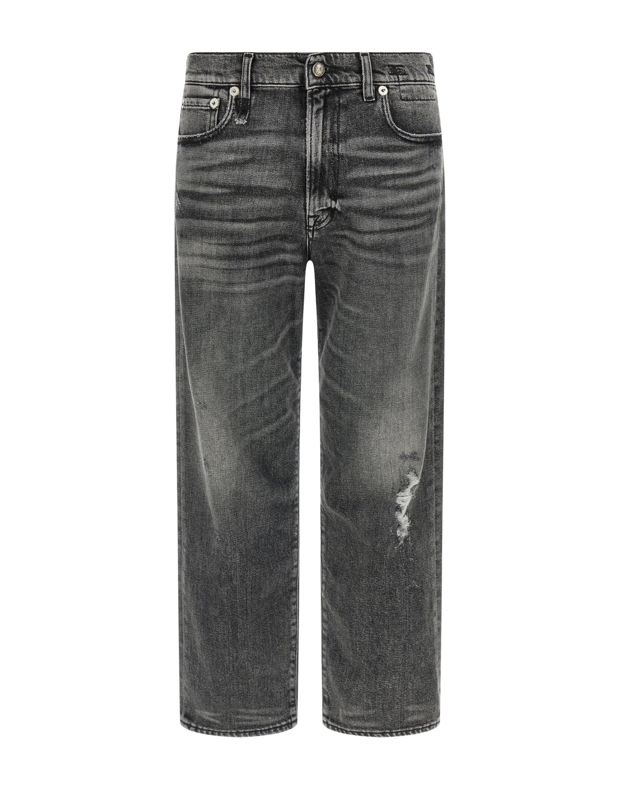 R13 R13 Boyfriend Stonewashed Jeans