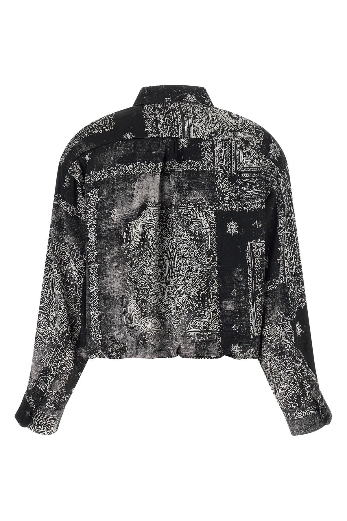 R13 R13 Bubble Print Silk Shirt
