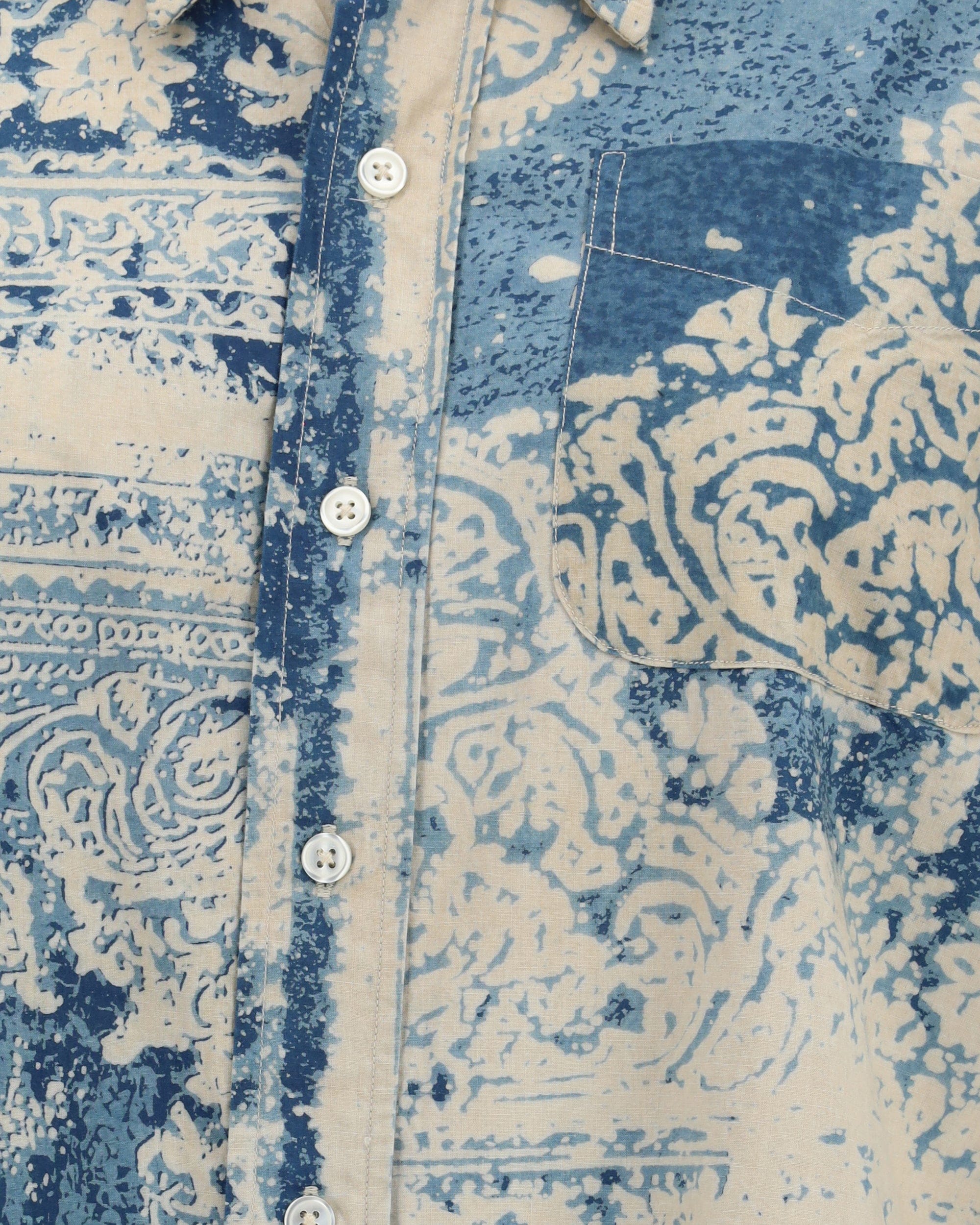 R13 Camouflage Shirt With Rose Embroidery