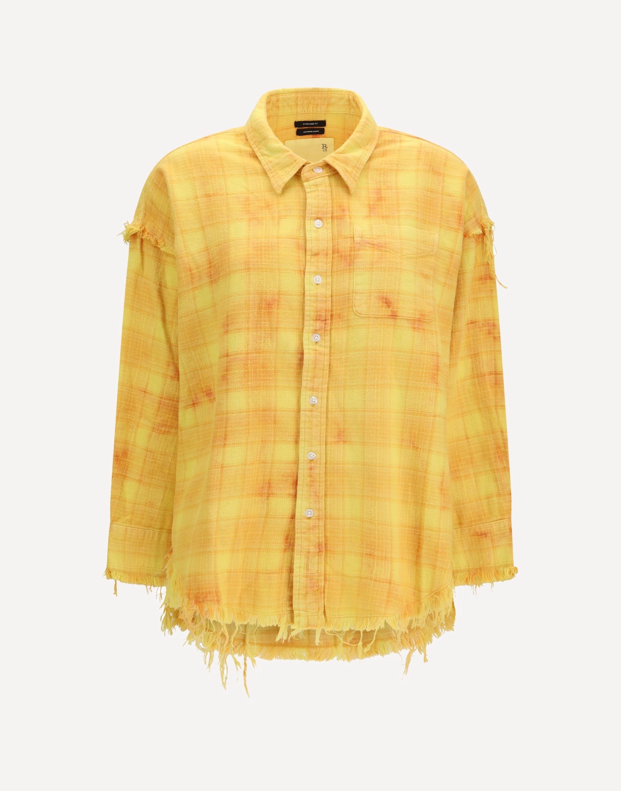 R13 Checked Cotton Shirt