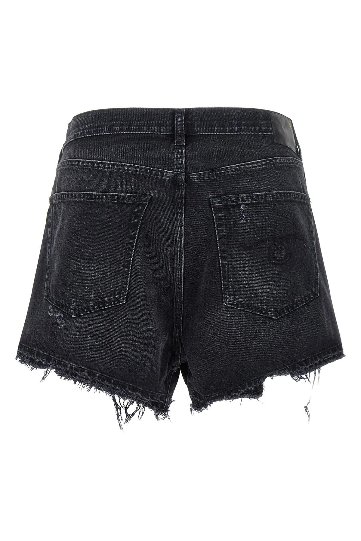 R13 R13 Cross Over Denim Shorts