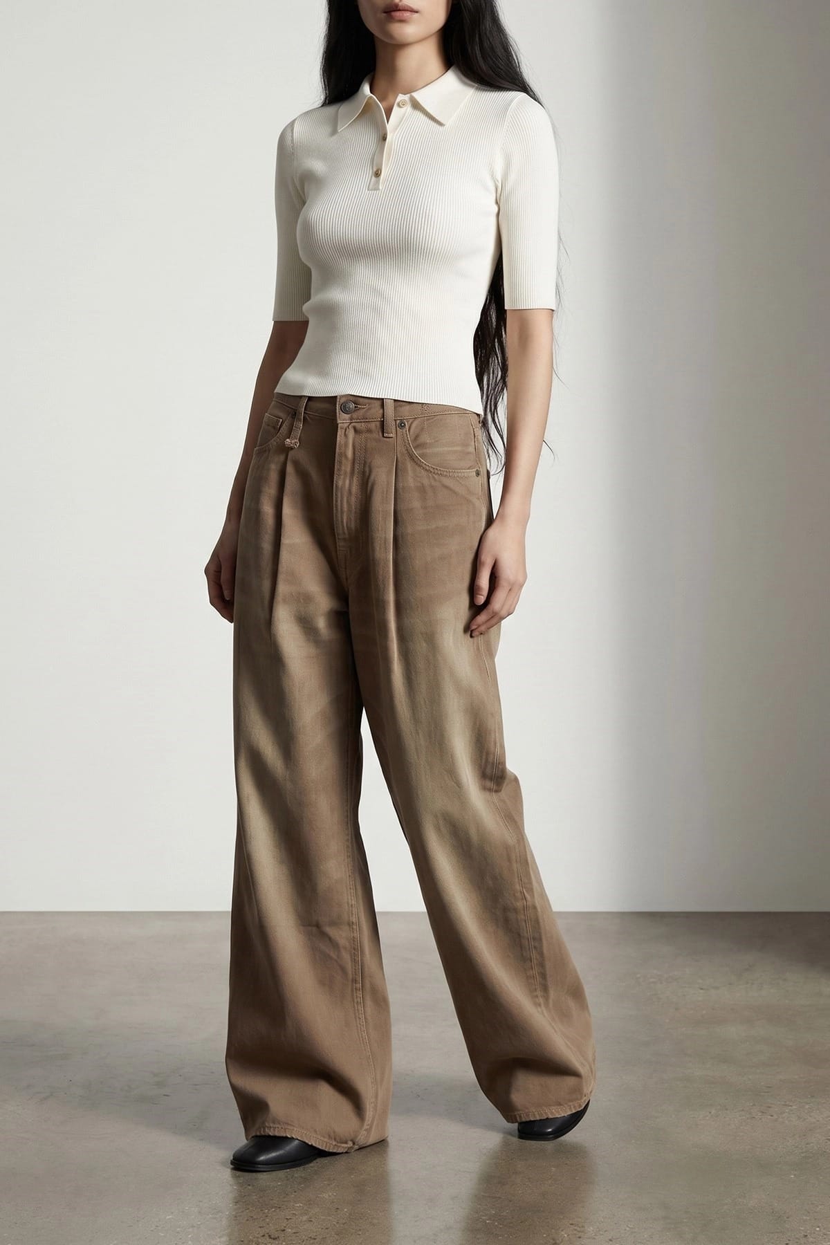 R13 Jeans plissettati Damon R13 - alternate view