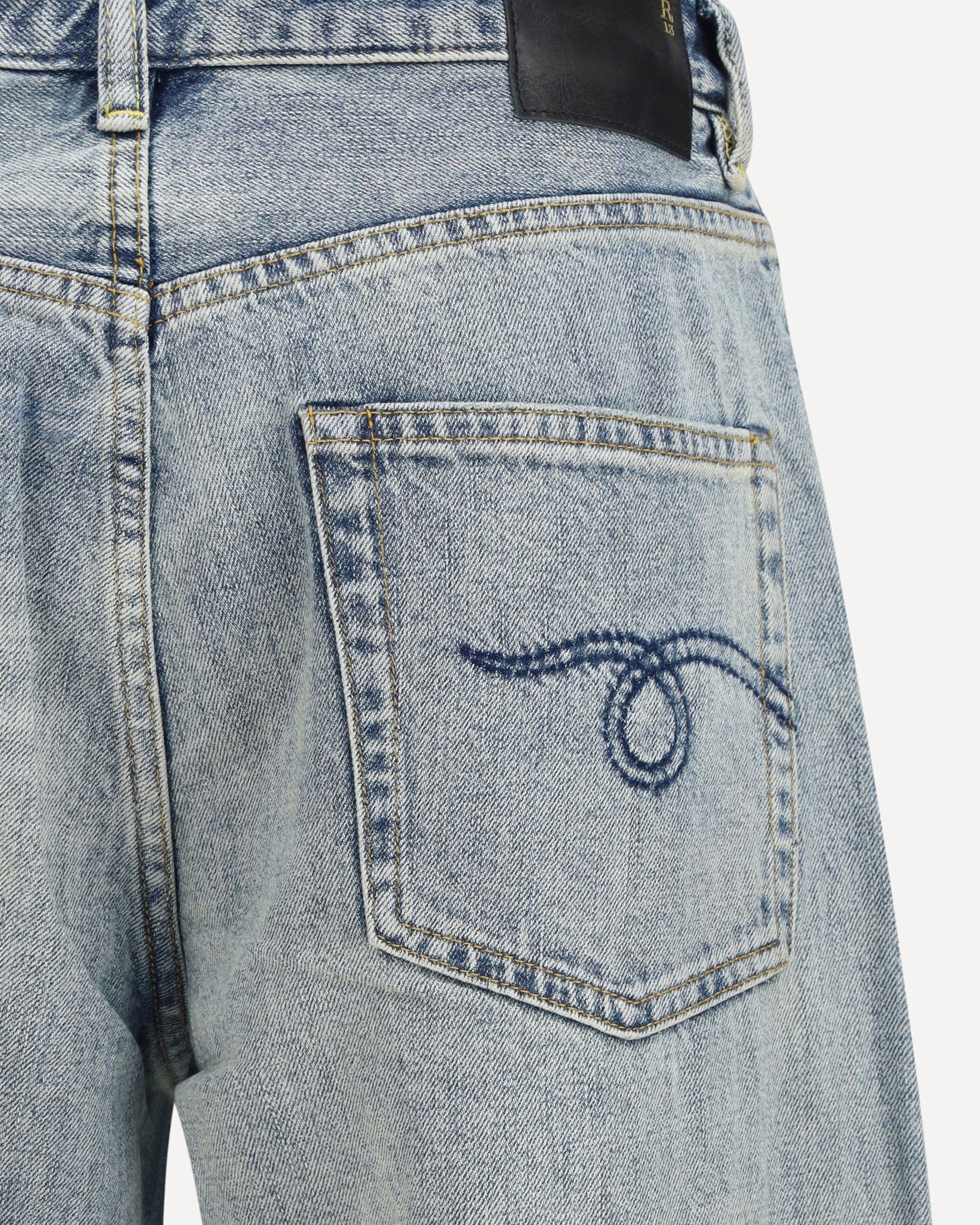 R13 Logo-Appliqué Jeans