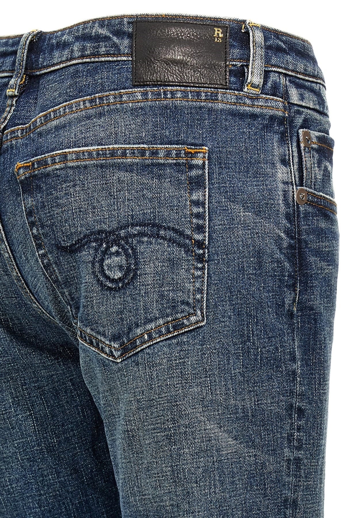 R13 R13 Overflow Boy Flare Jeans