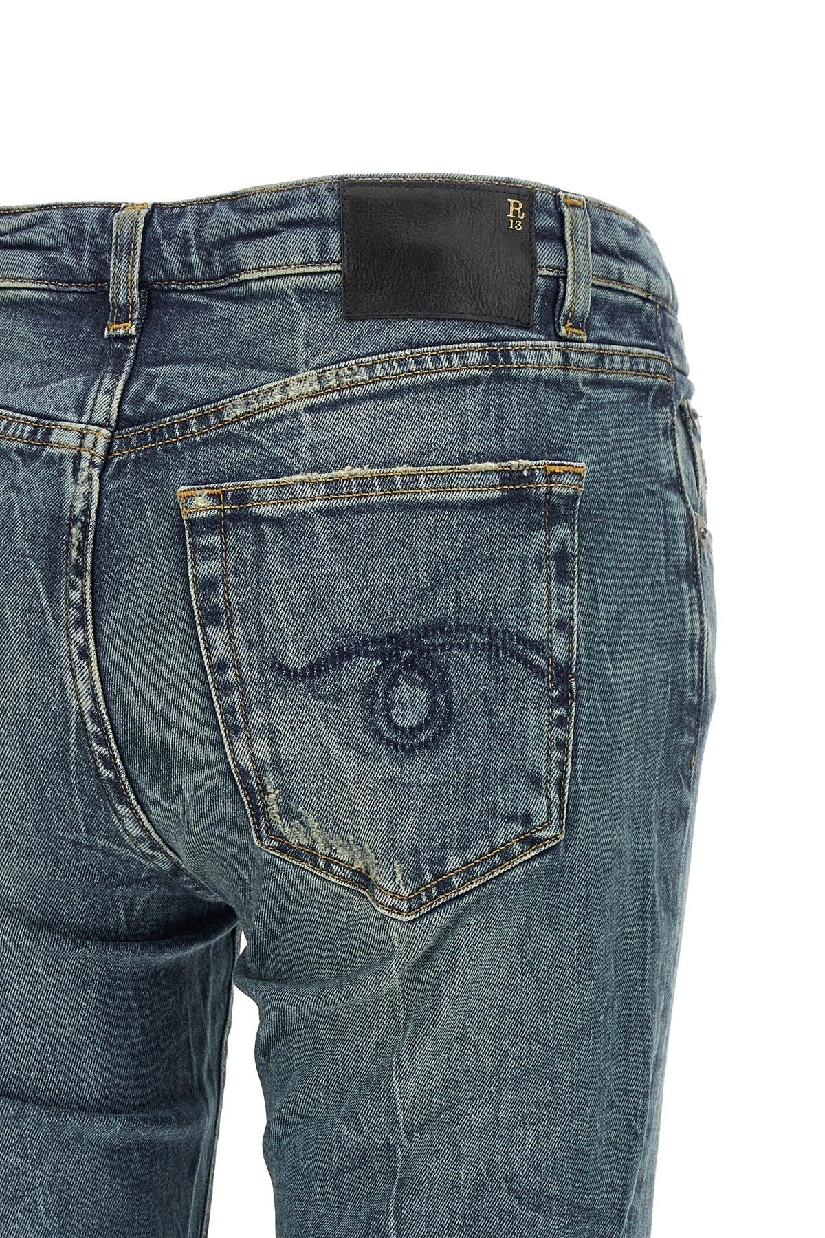 R13 Overflow Boy Flare Jeans