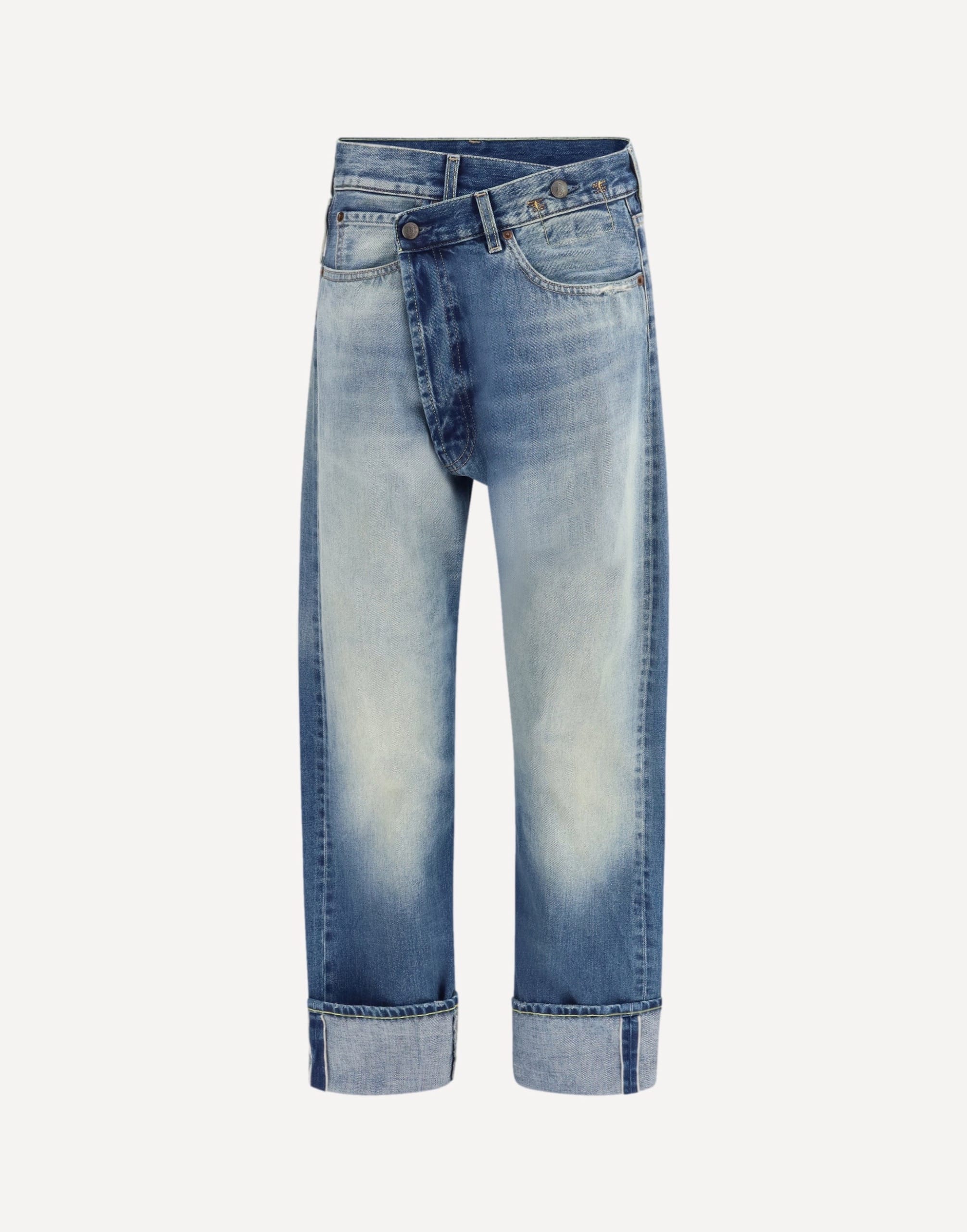 R13 Straight-Leg Jeans With Turn-Ups