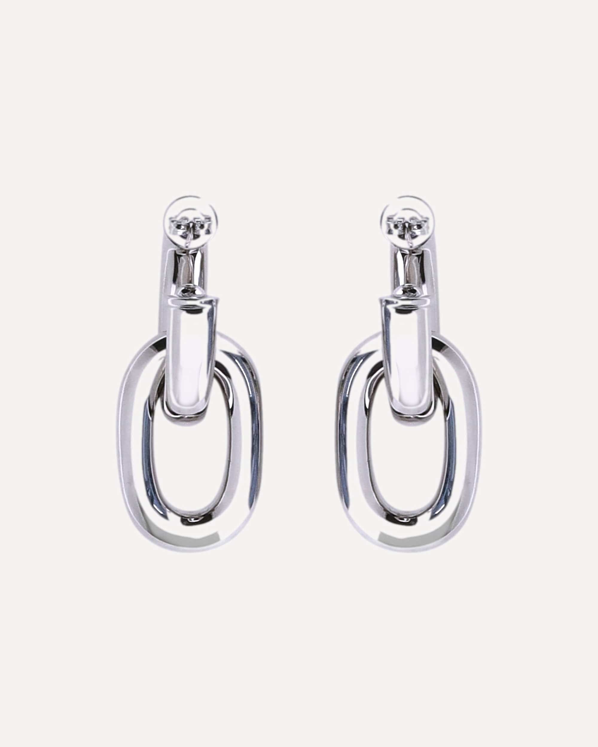 Rabanne Double Xl Link Earrings - alternate view