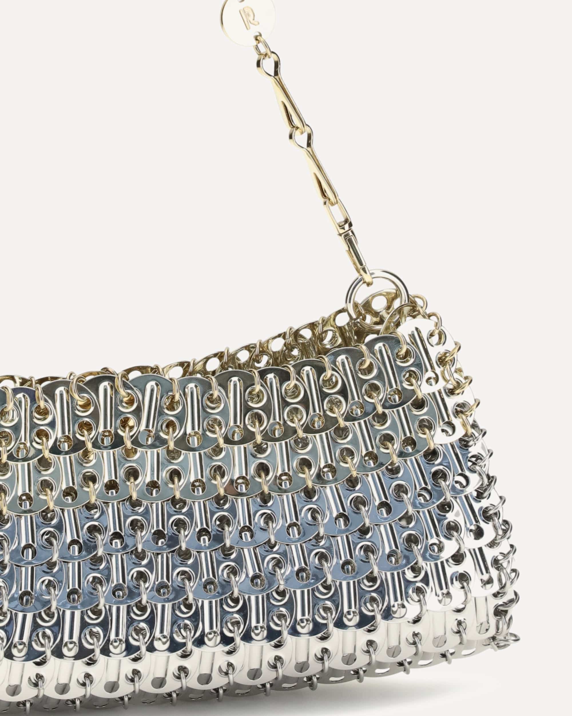 Rabanne Rabanne Skyline Clutch Bi-Colour Metal Mesh