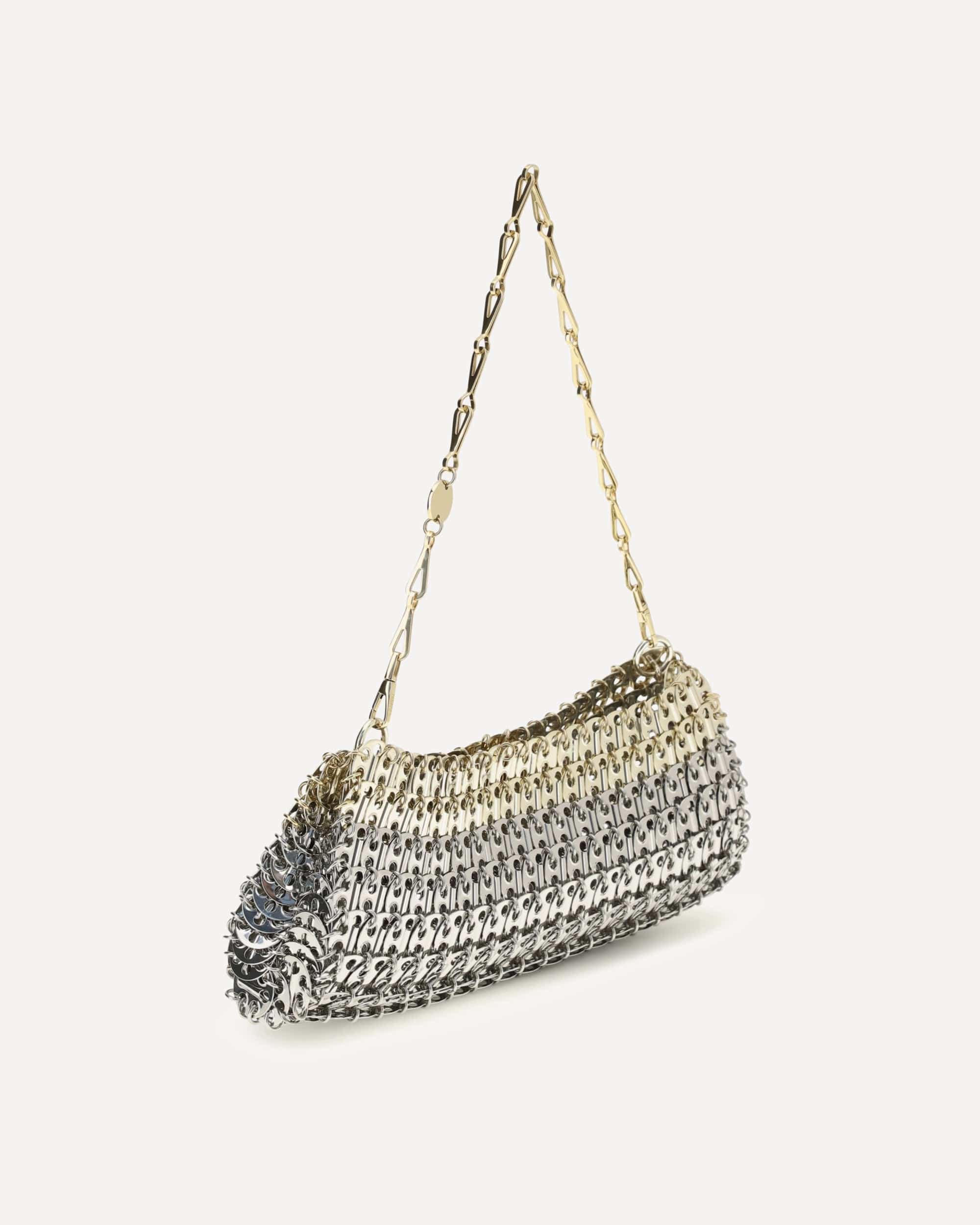 Rabanne Rabanne Skyline Clutch Bi-Colour Metal Mesh