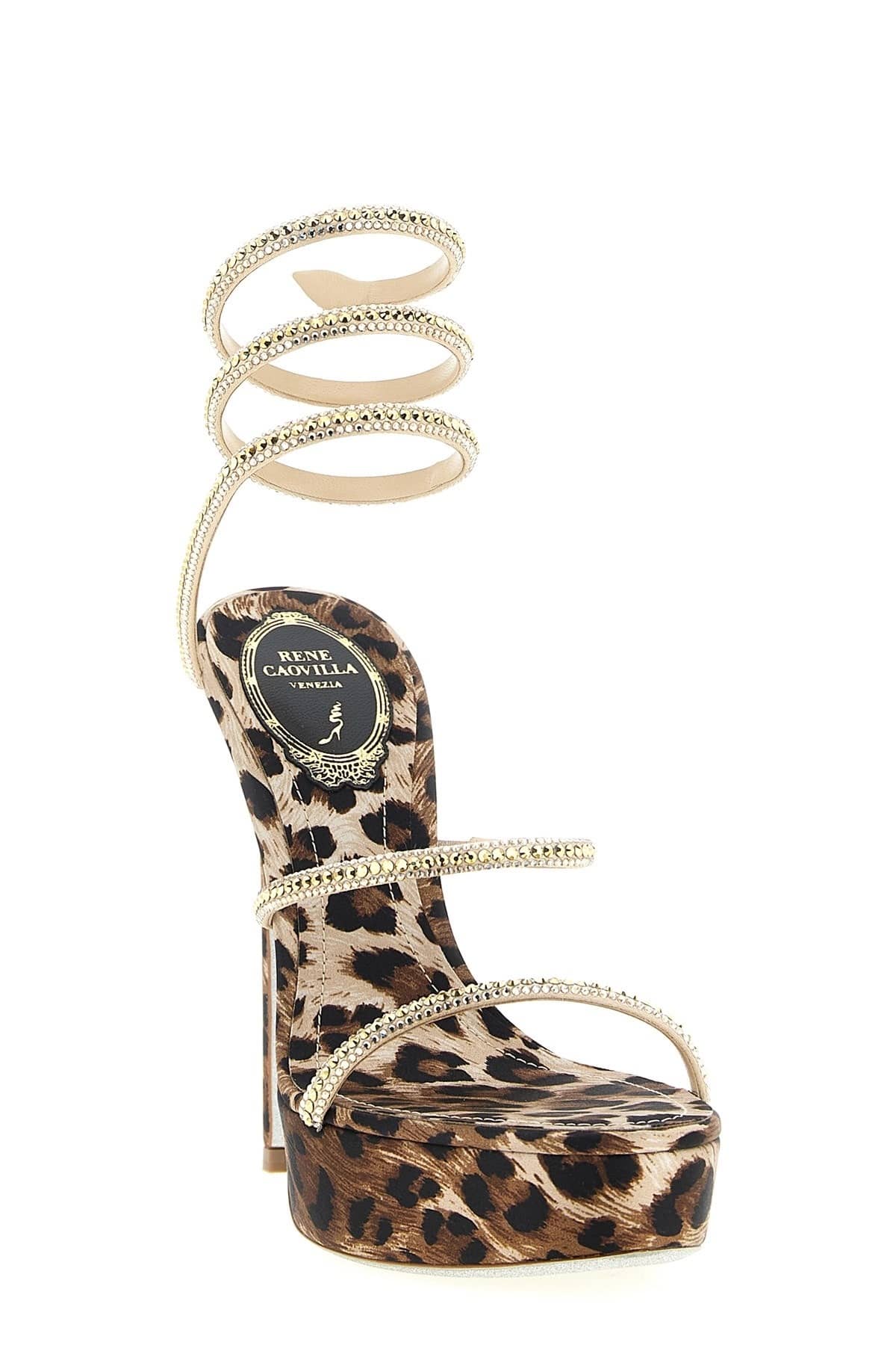 RENE CAOVILLA RENE CAOVILLA Cleo Leopard Sandals