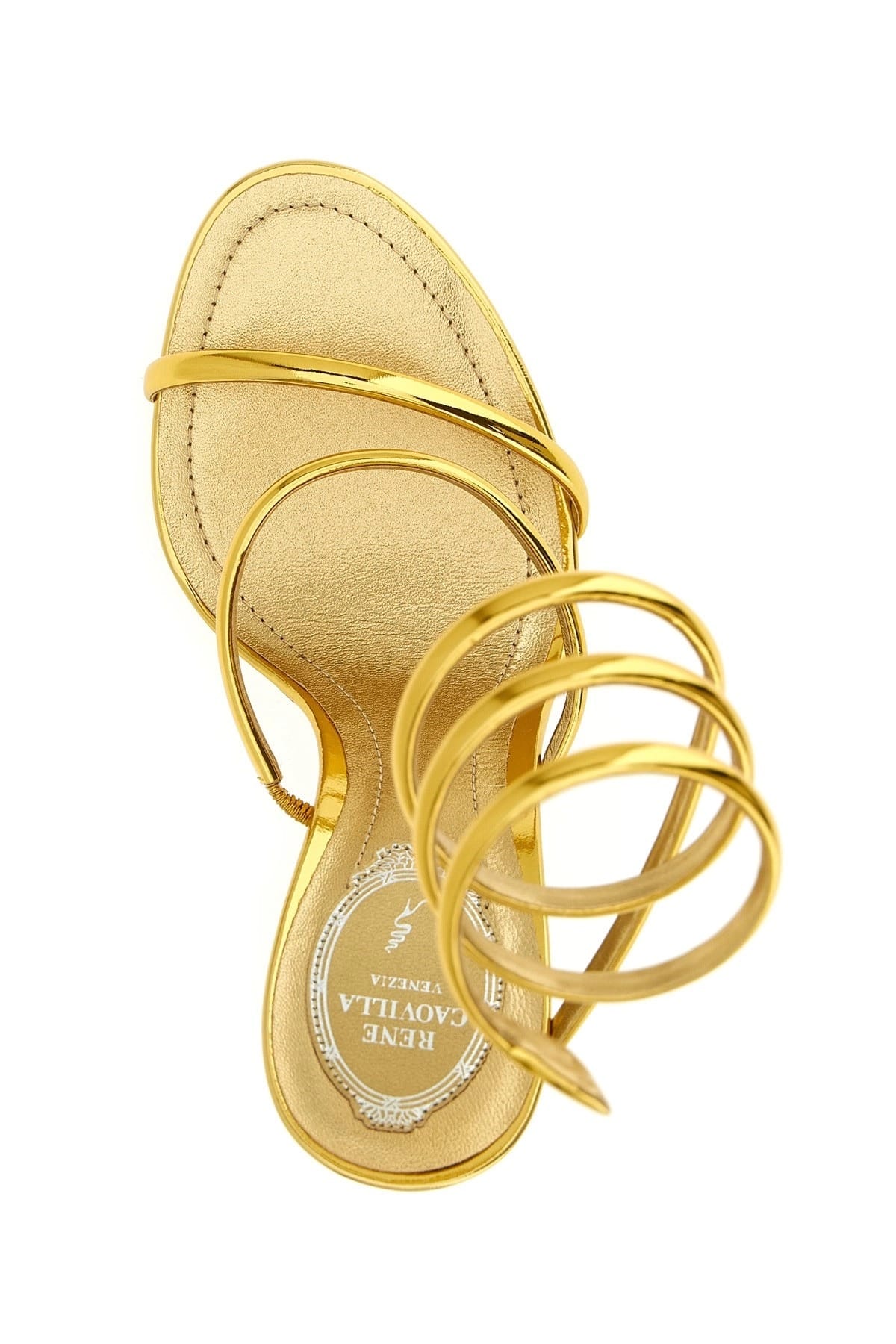 RENE CAOVILLA RENE CAOVILLA Cleo Metallic Sandals