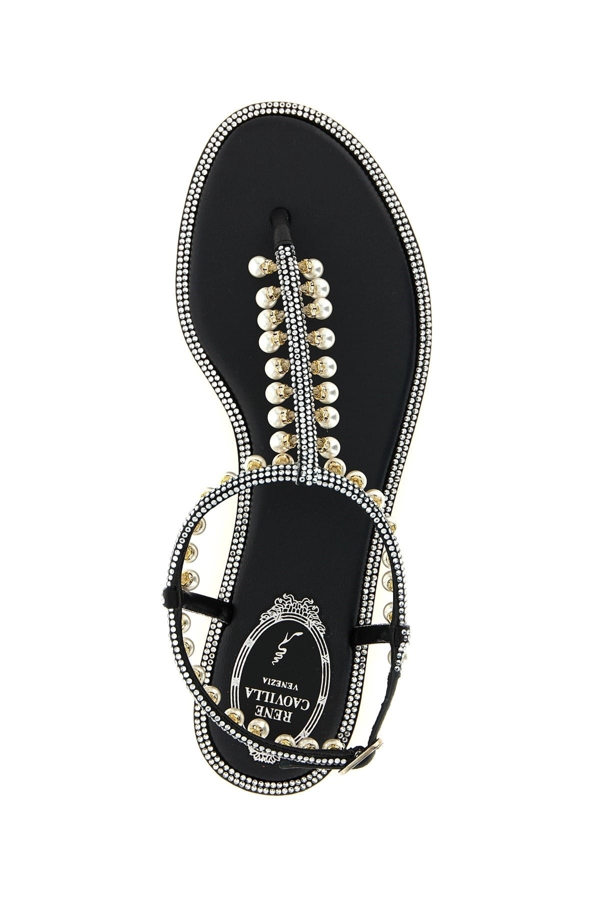 RENE CAOVILLA RENE CAOVILLA Diana Satin Sandals