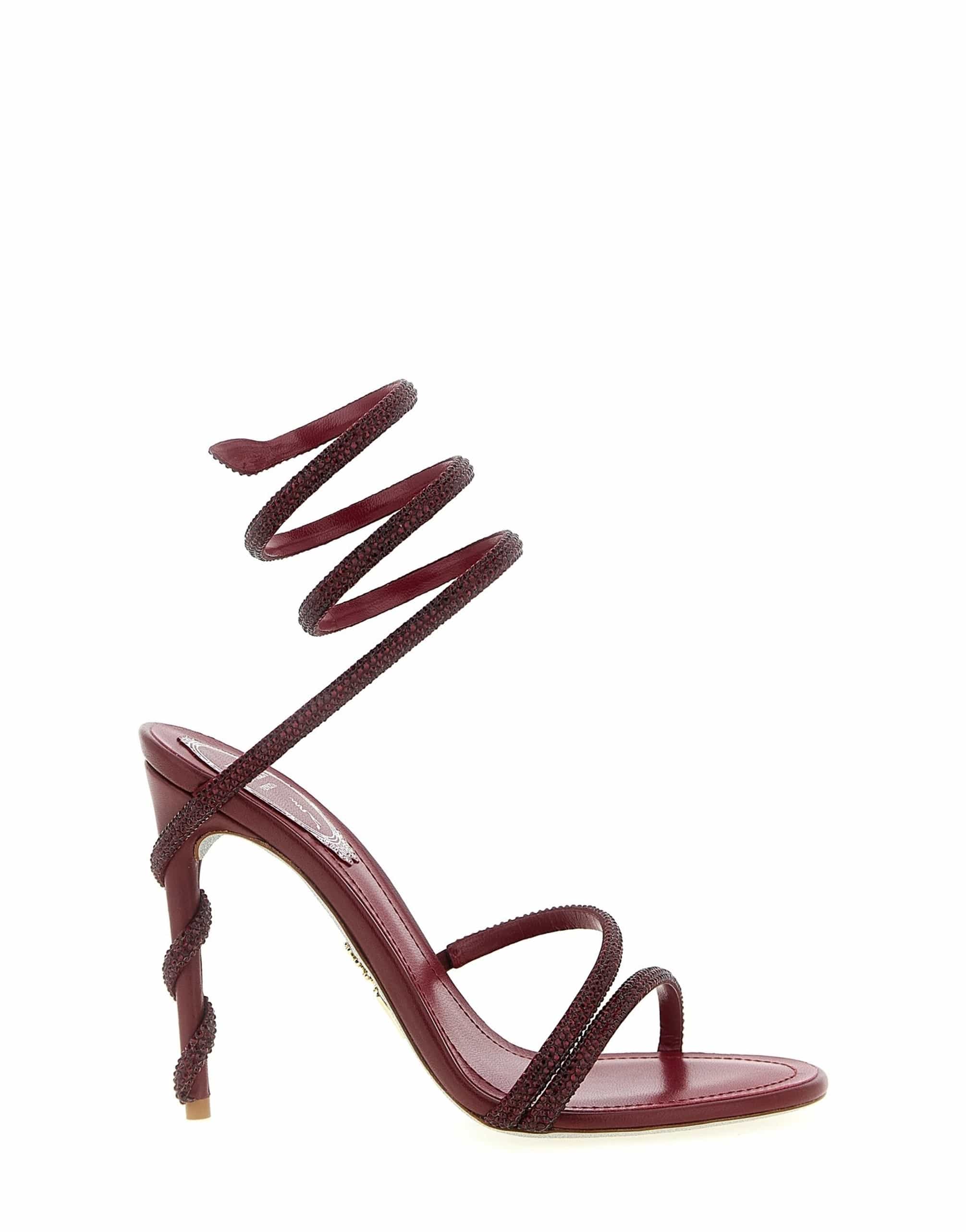 RENE CAOVILLA RENE CAOVILLA Margot Crystal Satin Sandals