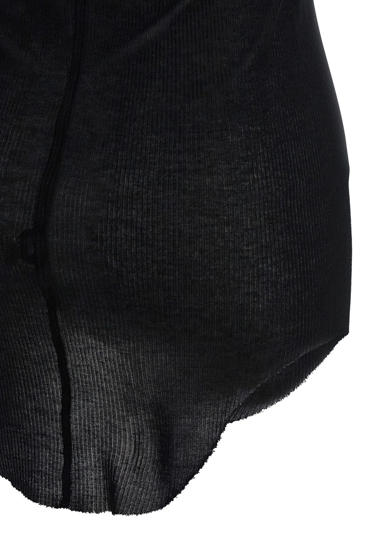 Rick Owens Rick Owens Basic Rib Asymmetrical Tank Top