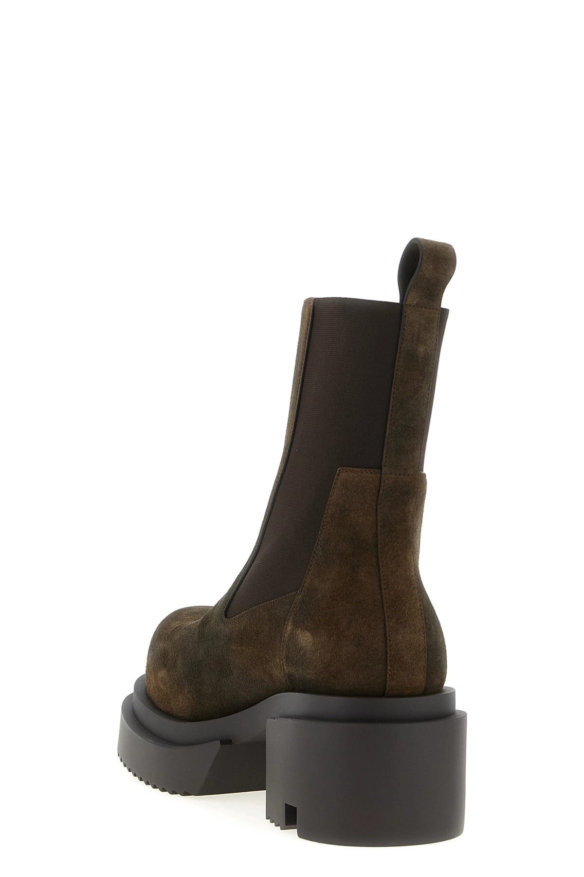 Rick Owens Rick Owens Beatle Bogun Suede Ankle Boots