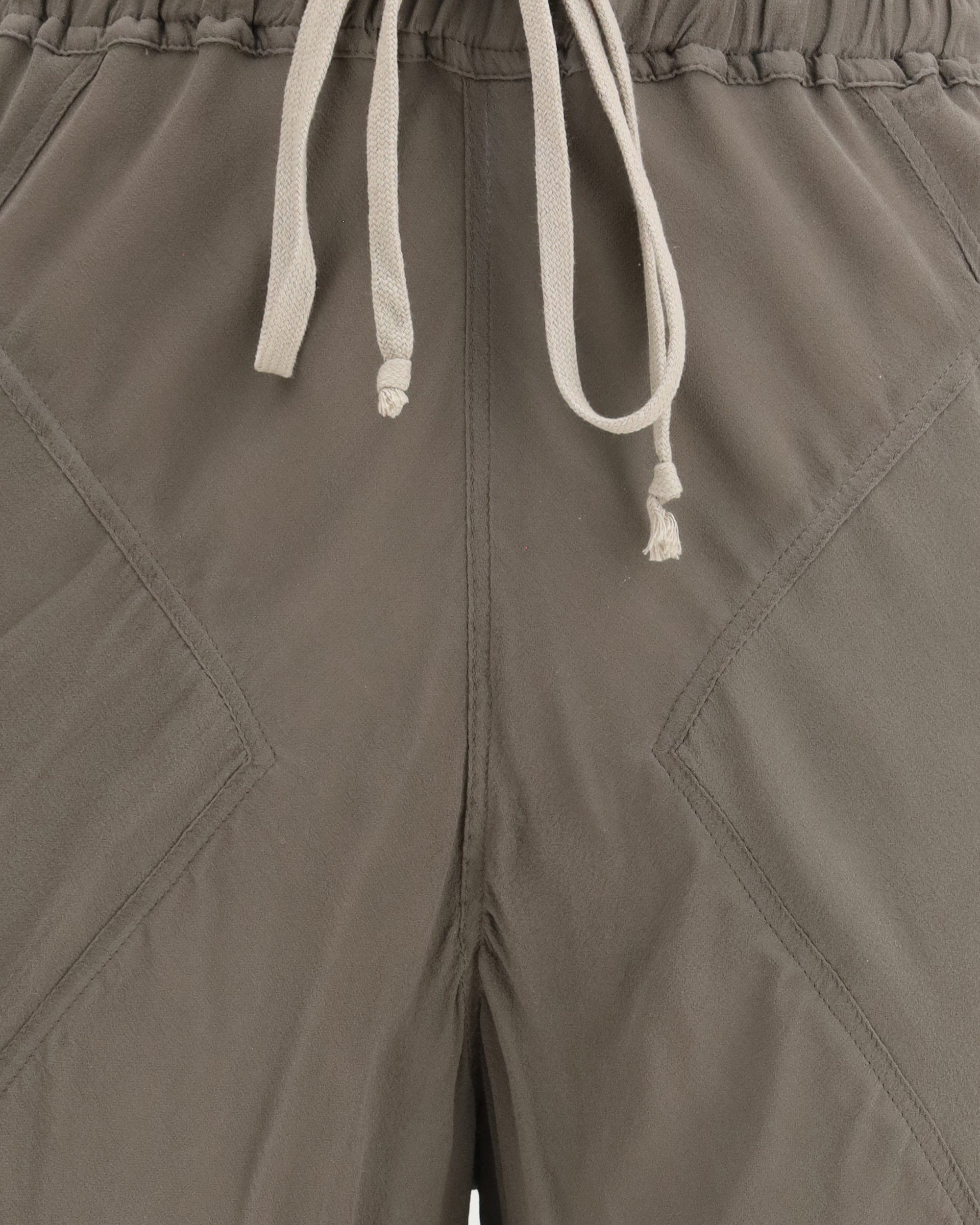 Rick Owens Drawstring Pants With Asymmetrical Pockets