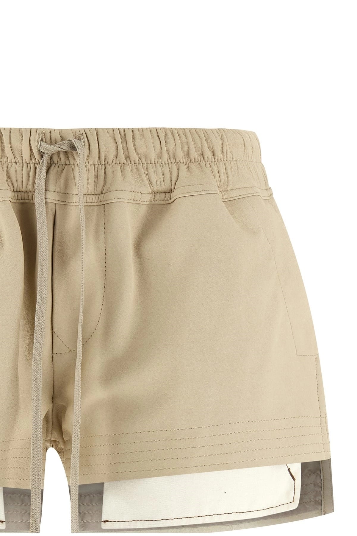 Rick Owens Rick Owens Fog Boxers Leather Shorts