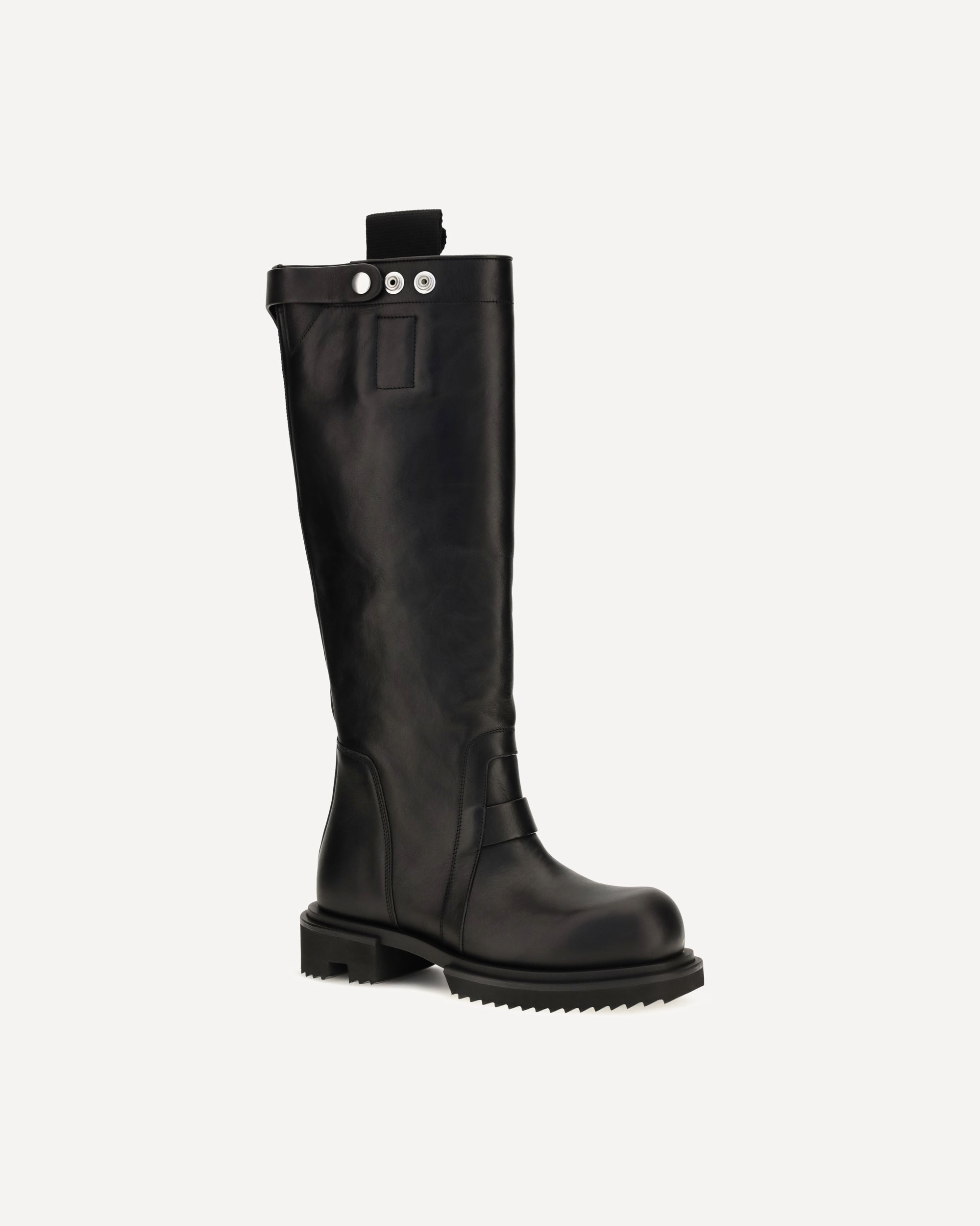 بوتات Gabe جلدية عالية حتى الركبة من Rick Owens