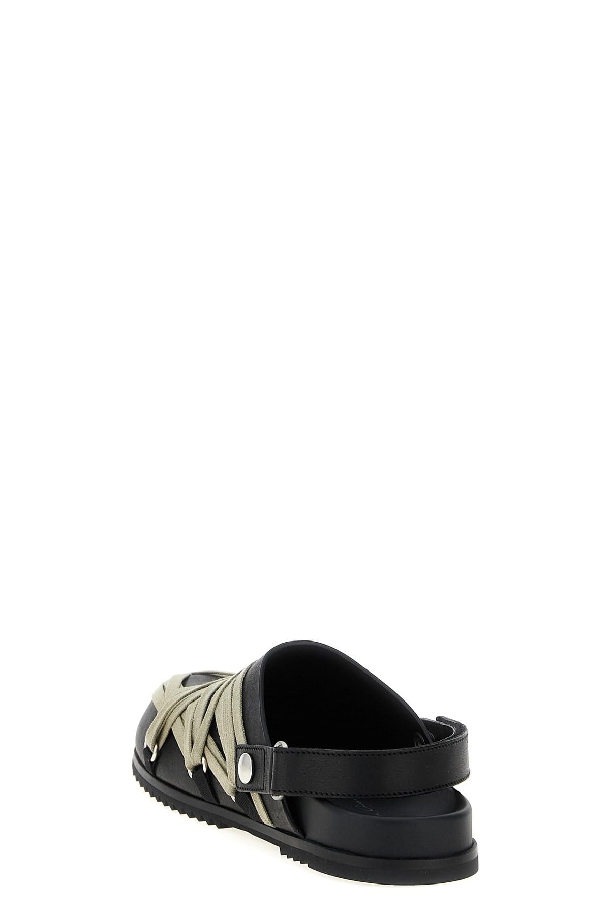 Rick Owens Rick Owens Granola Leather Sabots