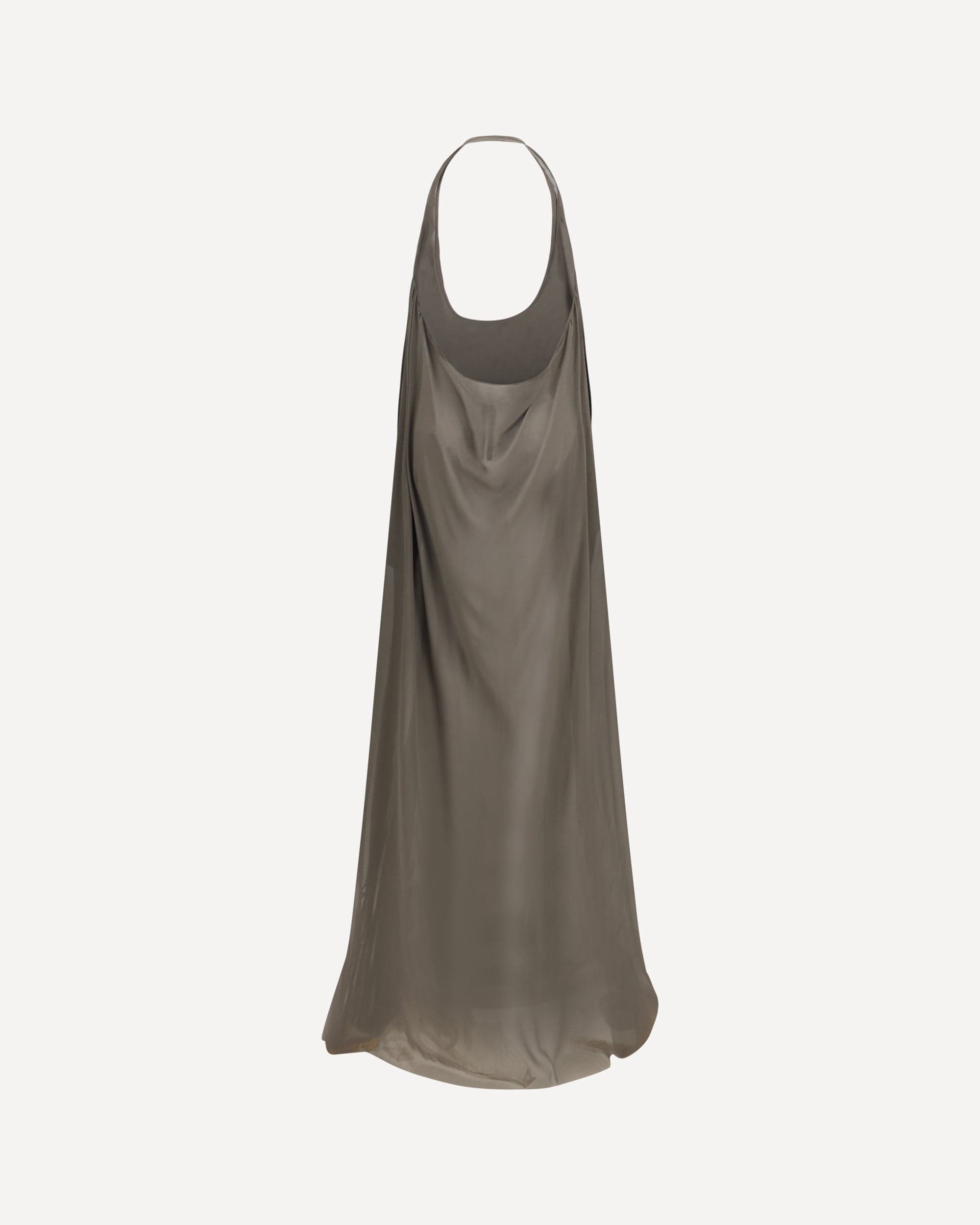 Rick Owens Haltar Silk Georgette Dress - alternate view