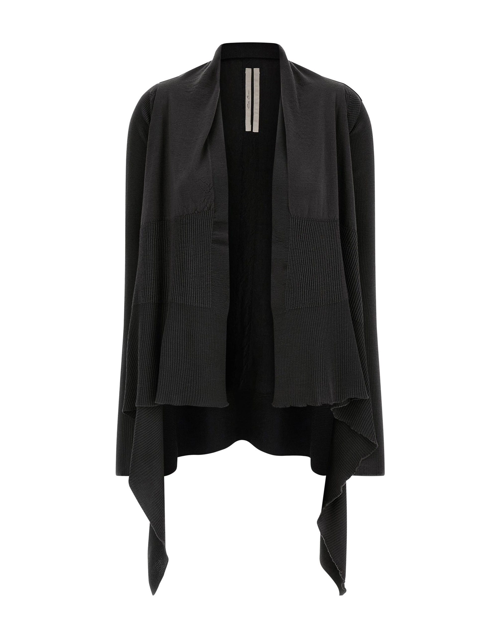 Кардиган Rick Owens с запахом средней длины