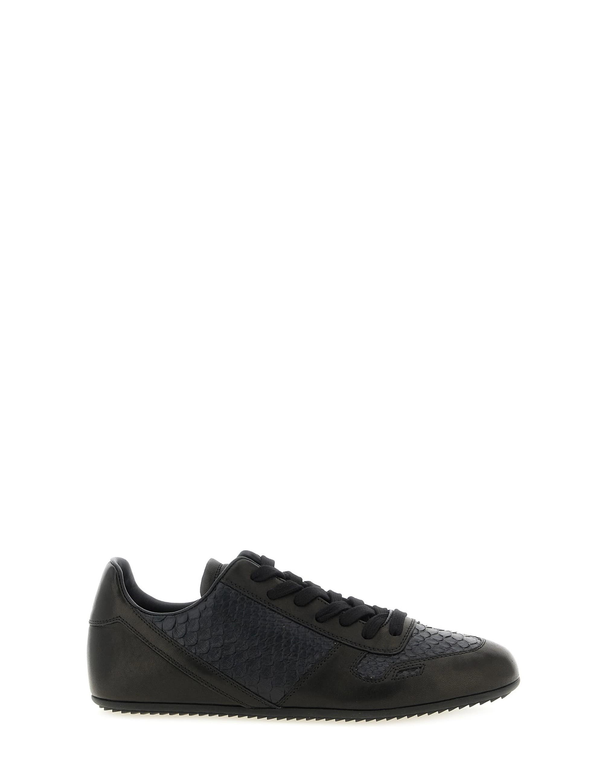 Rick Owens Rick Owens Minimal Sneaks Python Sneakers