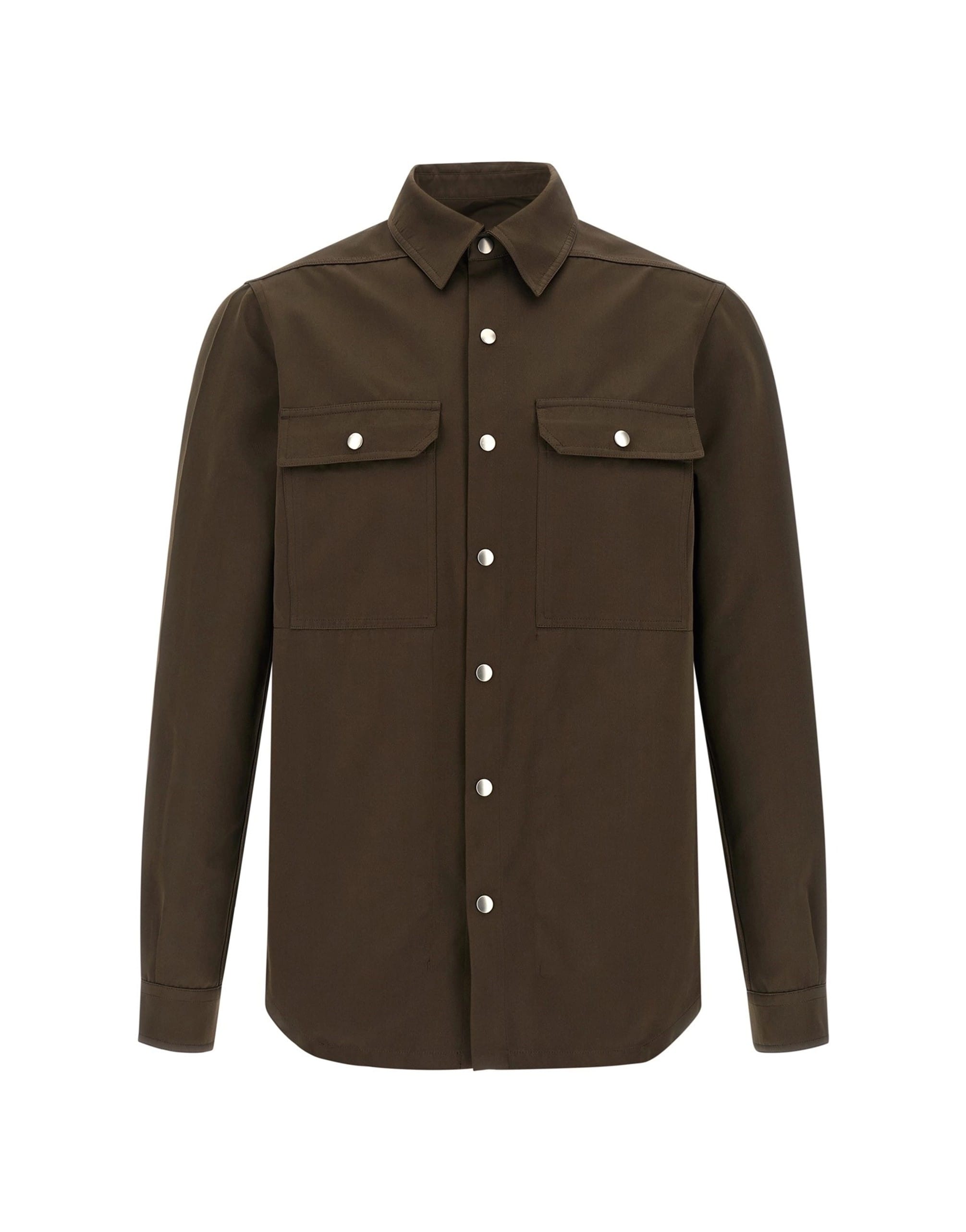 Rick Owens Rick Owens Outershirt Satin-Effect Shirt