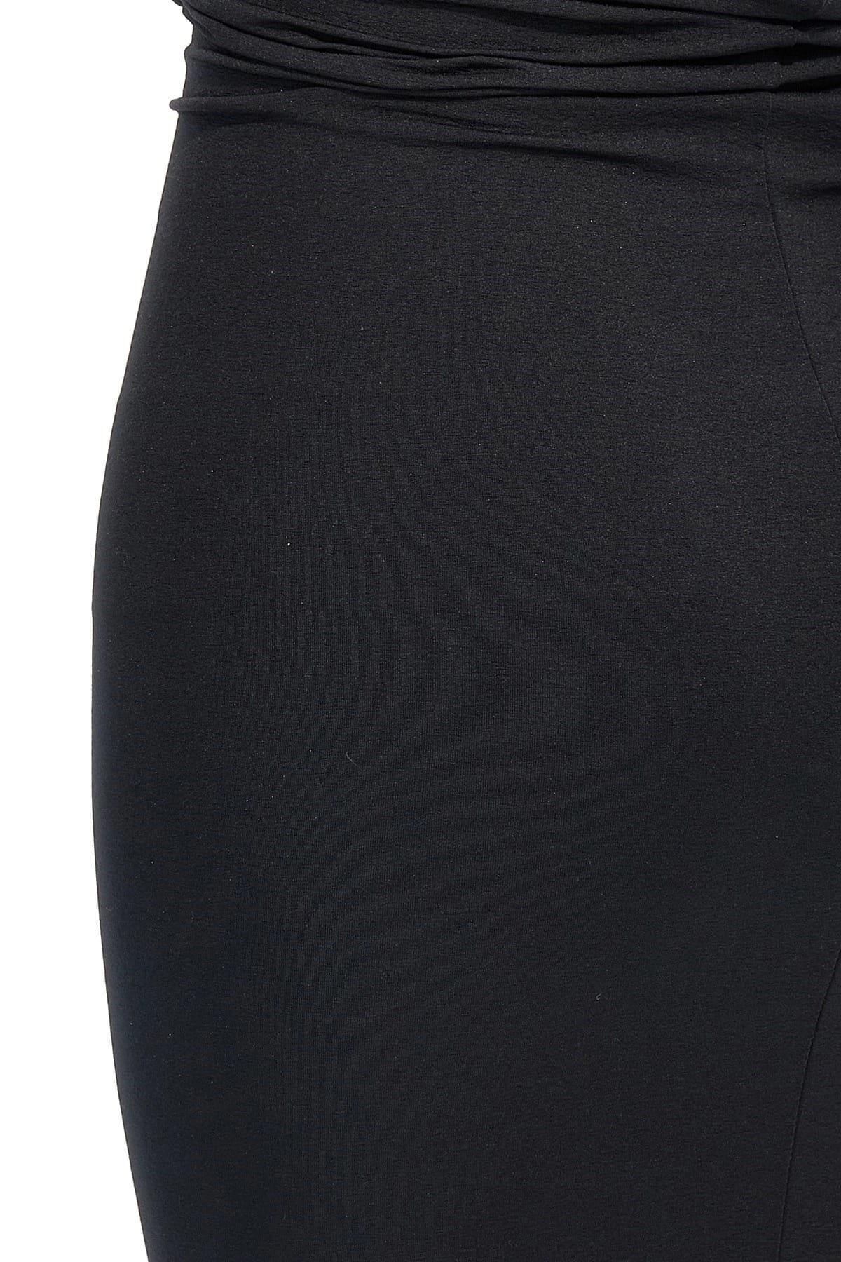 Rick Owens Rick Owens Prong Off-Shoulder Mini Dress