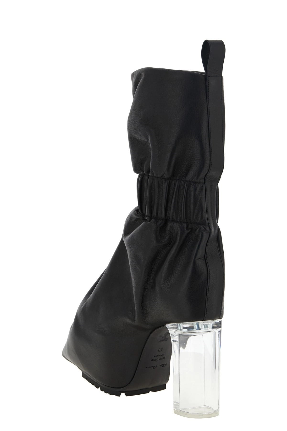 Rick Owens Rick Owens Pull On Cuffed Taquito Ankle Boots