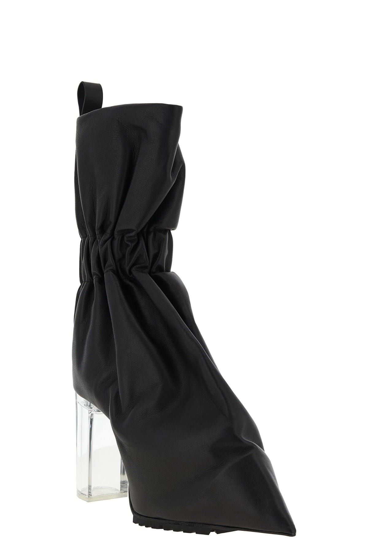 Rick Owens Pull On Cuffed Taquito Ankle Boots - alternate view