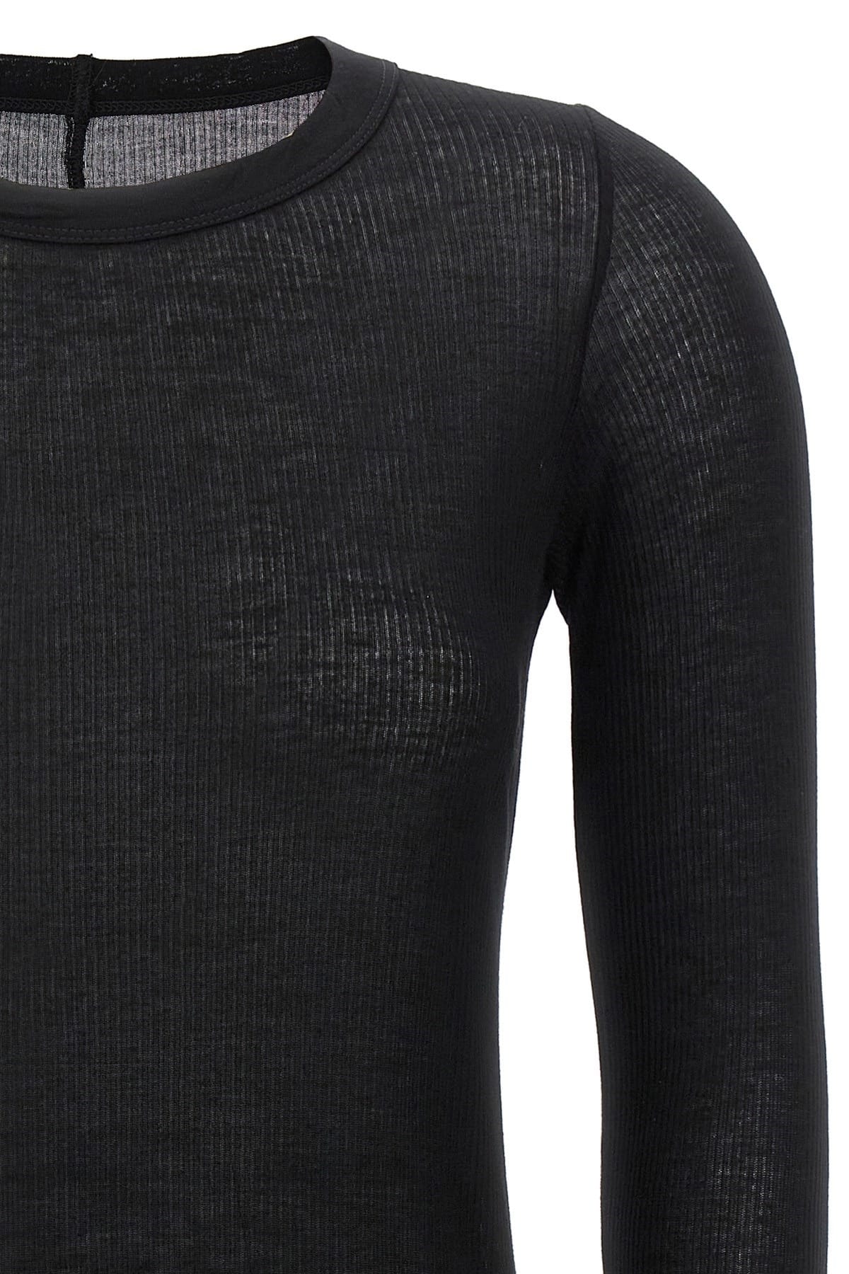 Rick Owens Rick Owens Rib Ls T T-Shirt