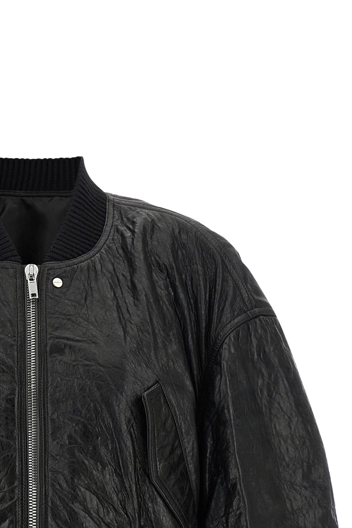 Rick Owens Rick Owens Secchia Cropped Flight Bomber Jacket