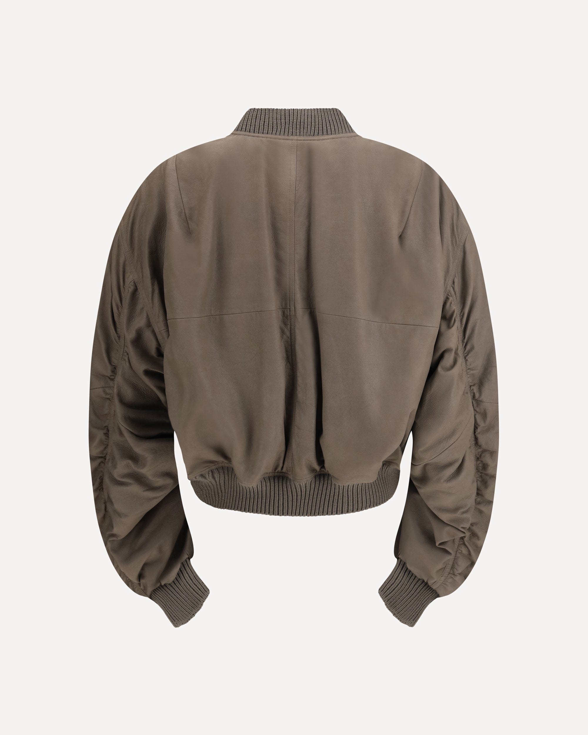 Rick Owens Secchia Flight Bomber In Lambskin Leather With Padding - alternate view