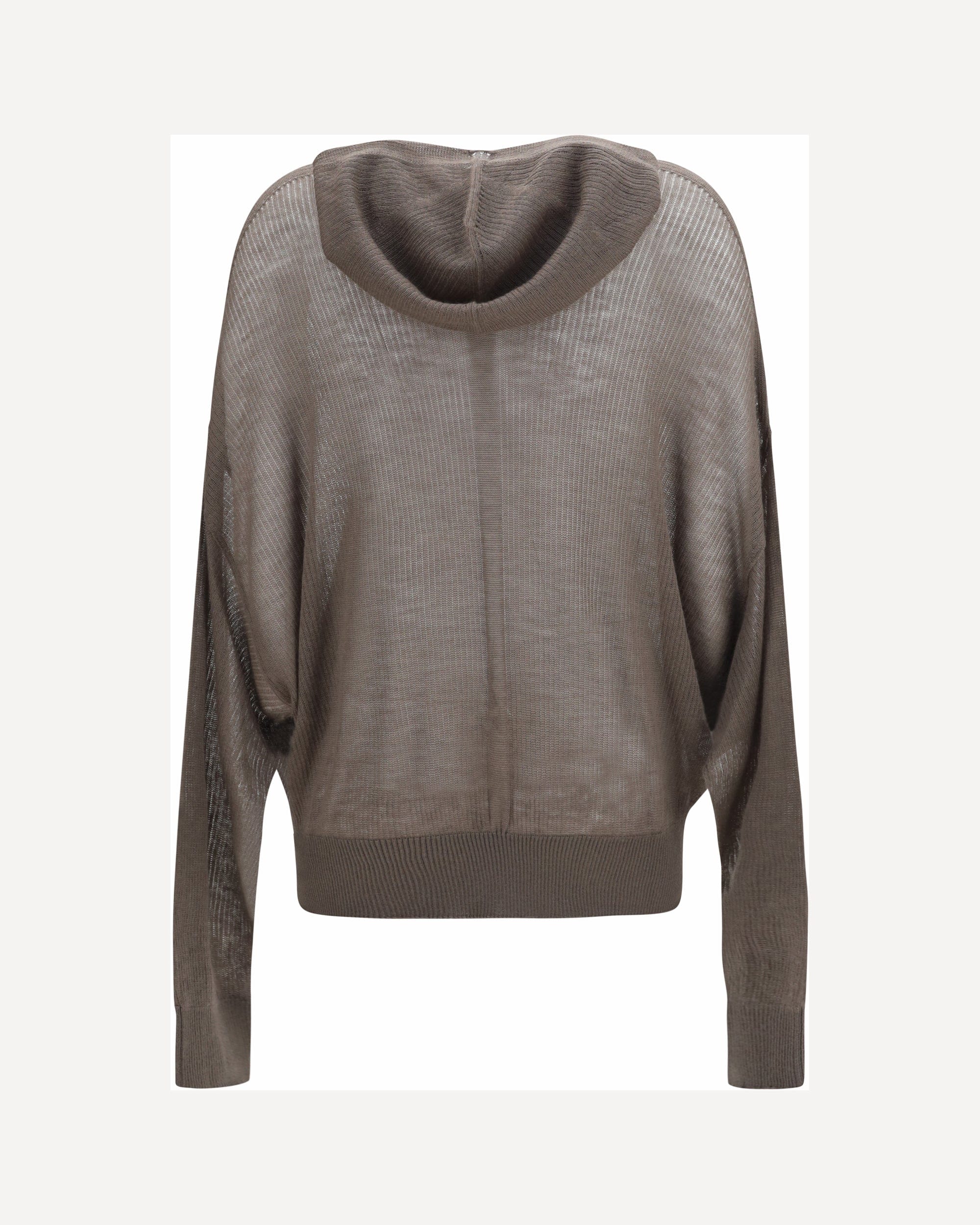 Sweat à capuche en maille semi-transparente - alternate view