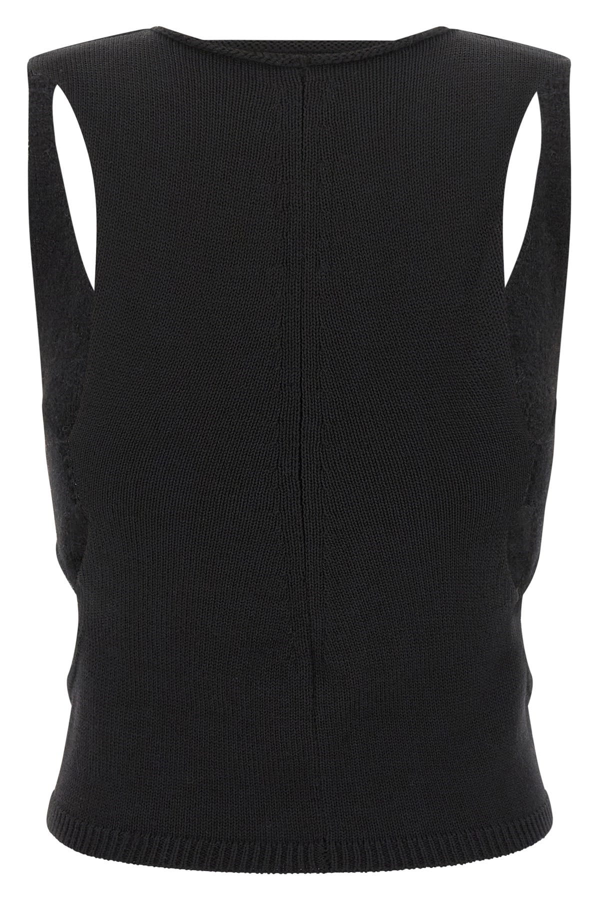 Rick Owens Rick Owens Tanja Wool Cut-Out Top