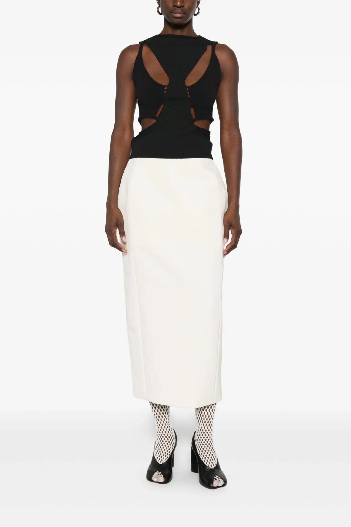 Rick Owens Rick Owens Tanja Wool Cut-Out Top