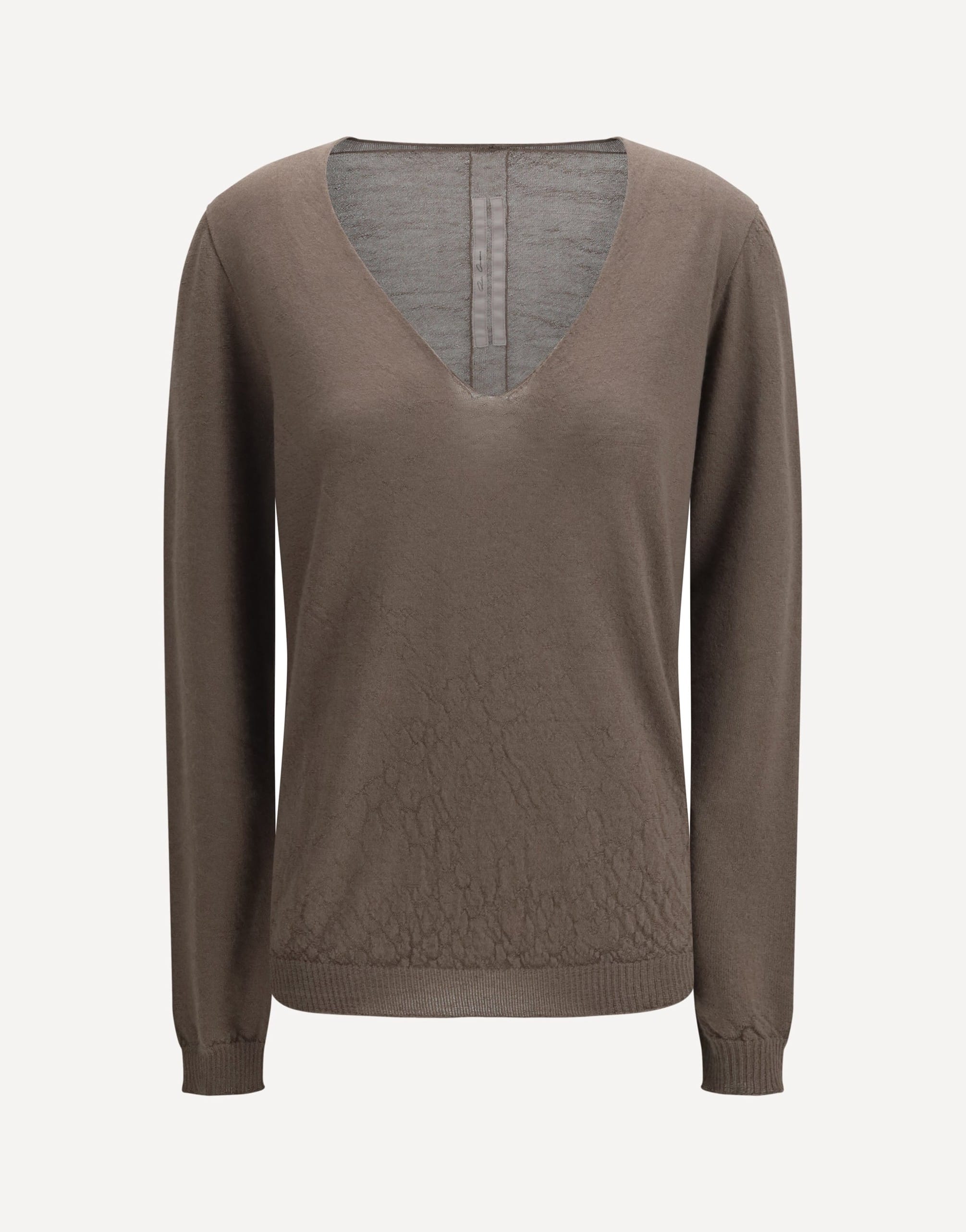 Rick Owens Temple Extreme V-Neck Sweater