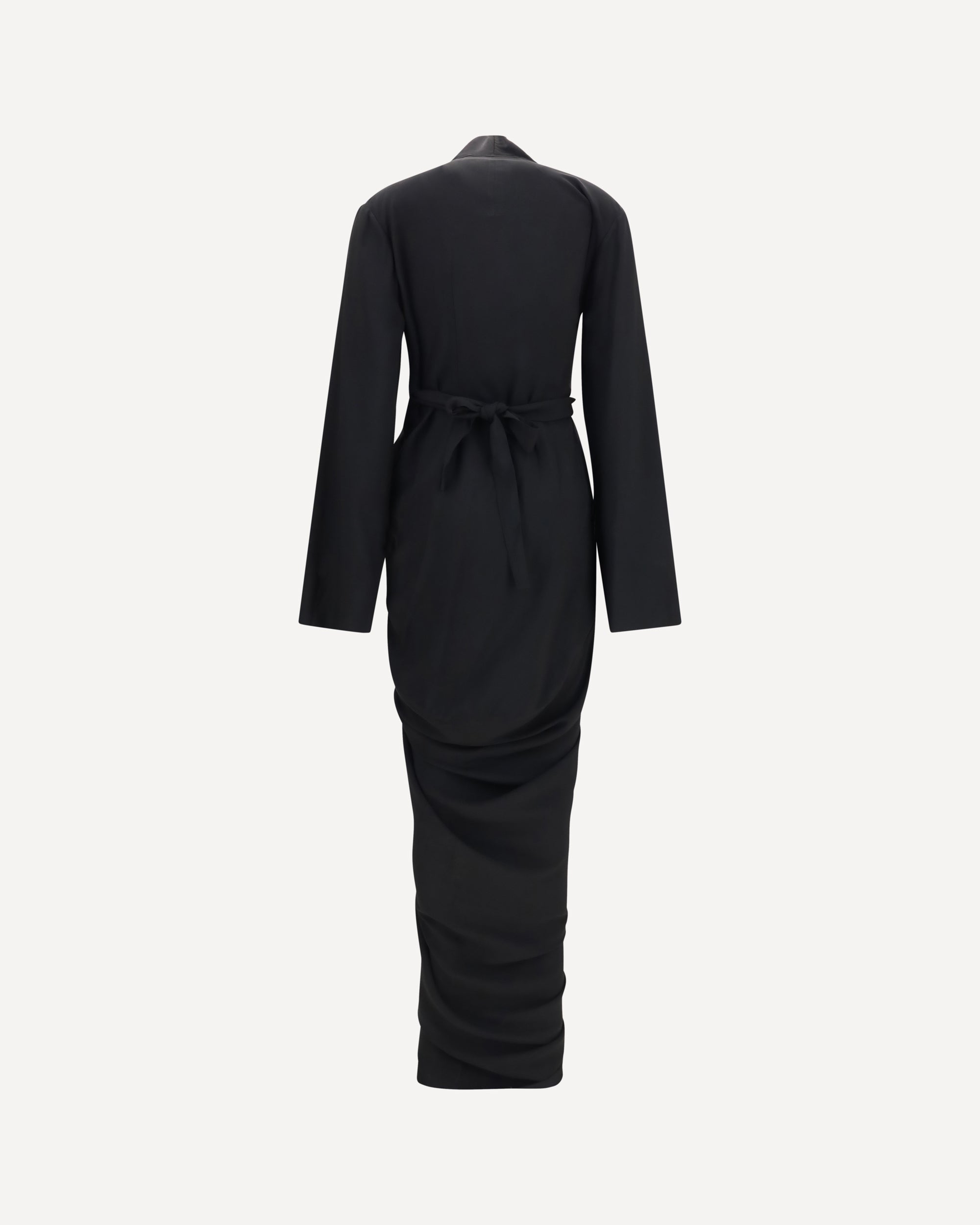 Rick Owens Wrap Draped Long Dress - alternate view