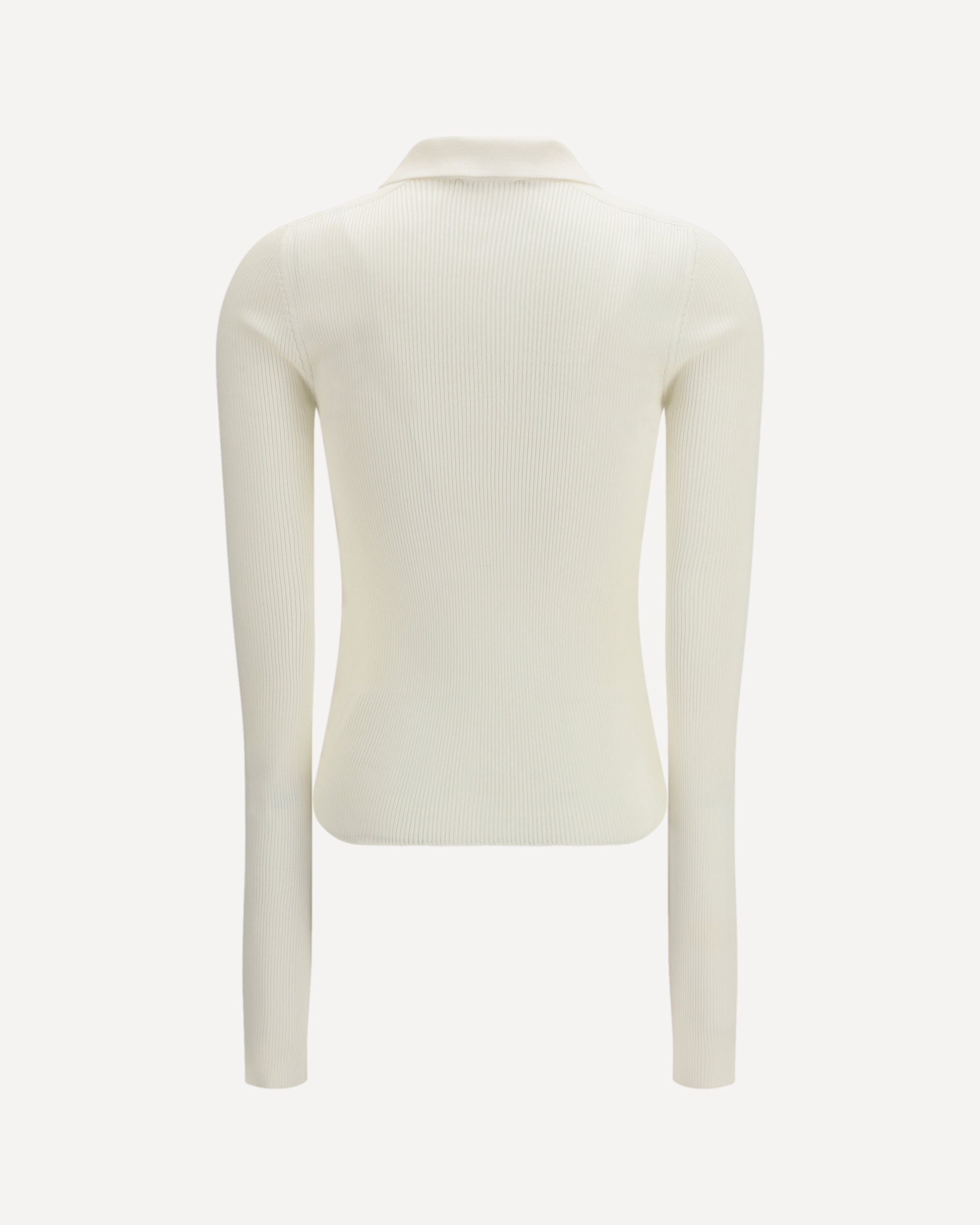 RIER Long-Sleeve Silk Polo Shirt - alternate view