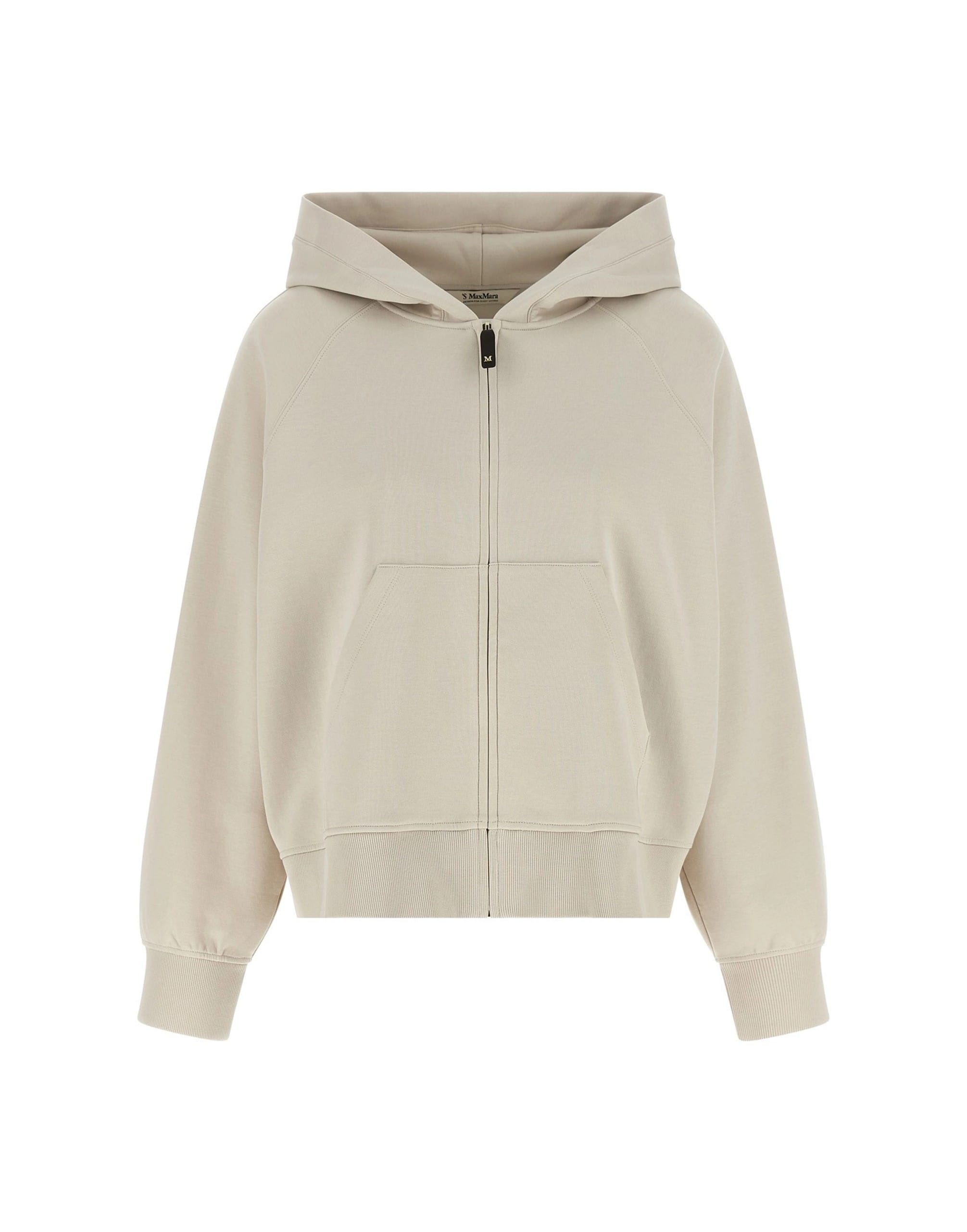 'S Max Mara 'S Max Mara Cotton Blend Zip Hoodie
