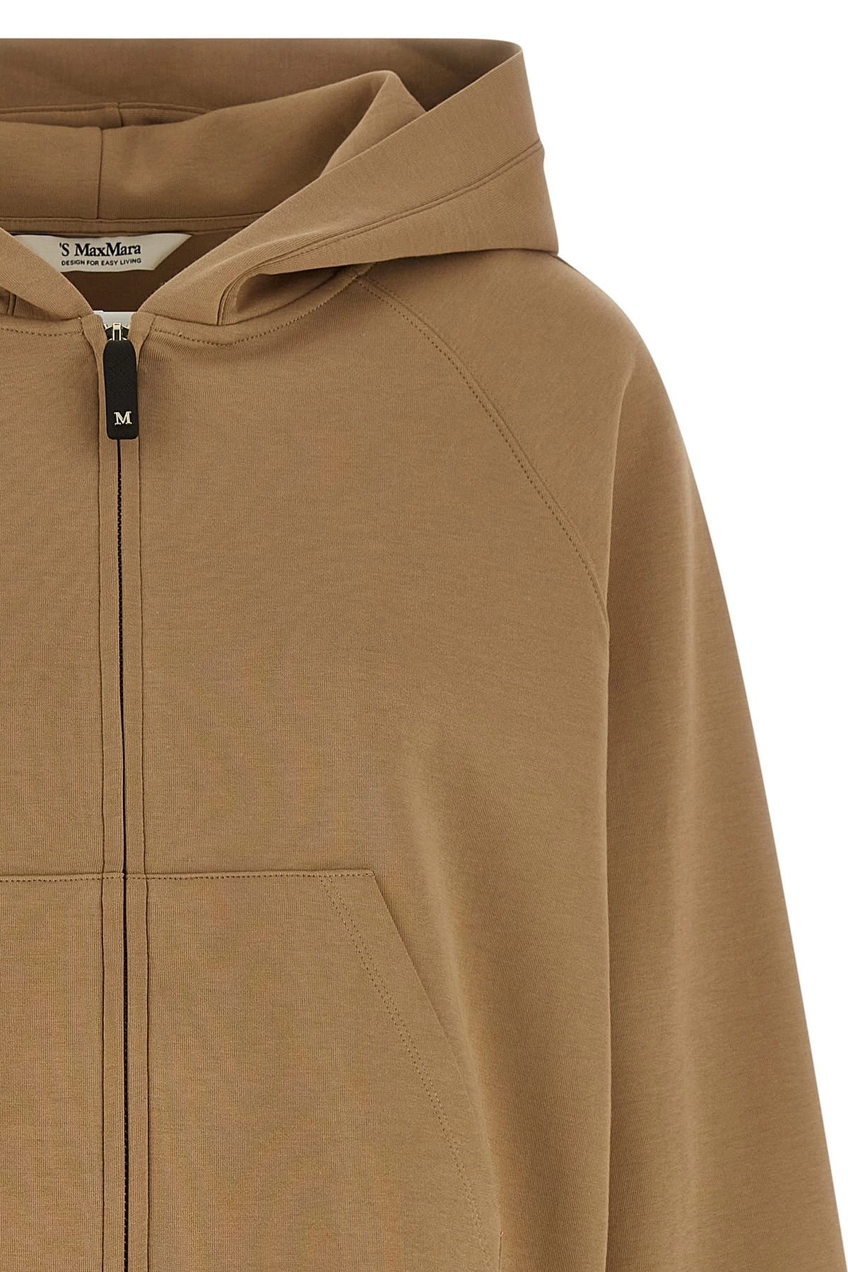 'S Max Mara 'S Max Mara Cotton Blend Zip Hoodie
