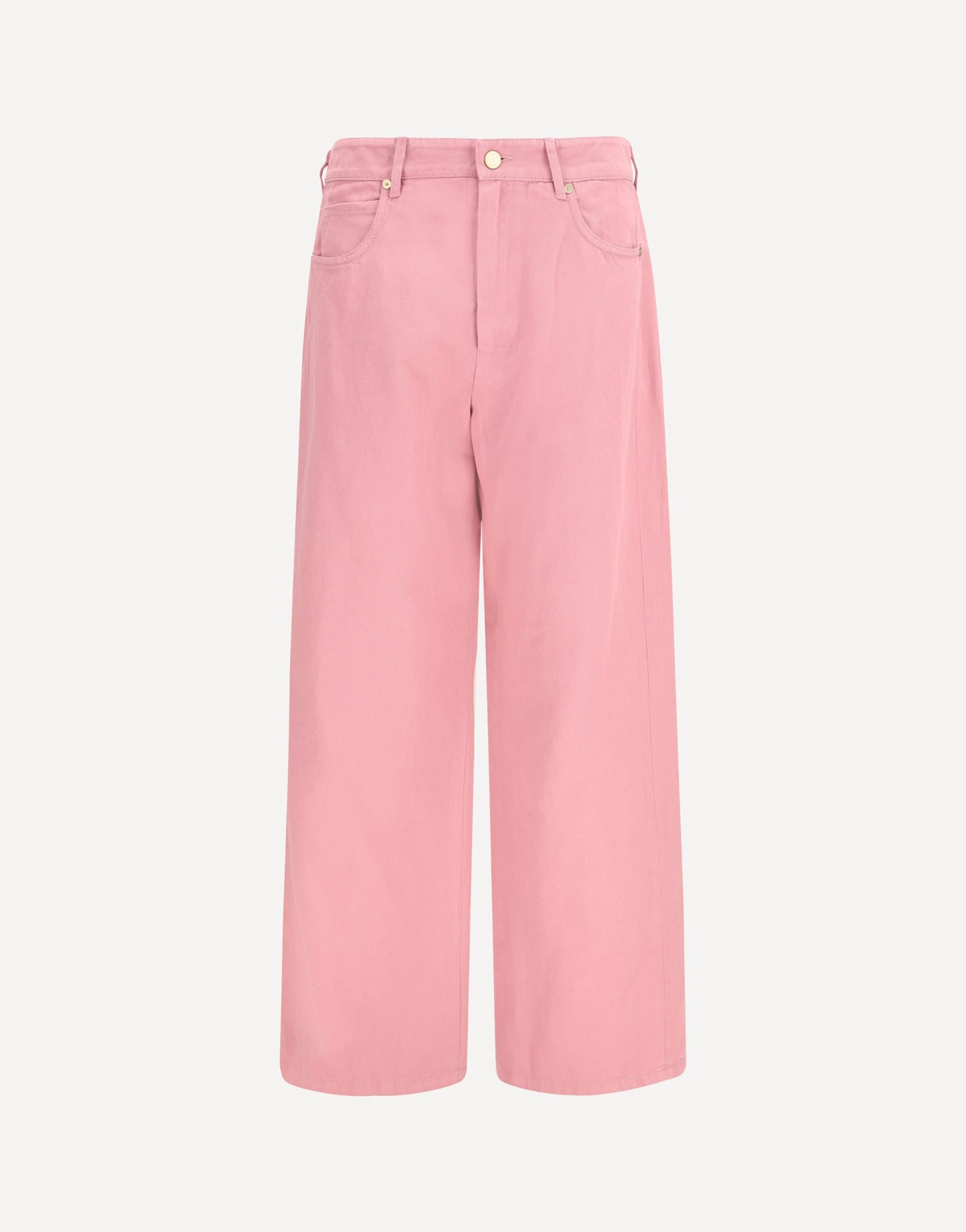 'S Max Mara Cotton-Linen Five-Pocket Straight-Leg Pants